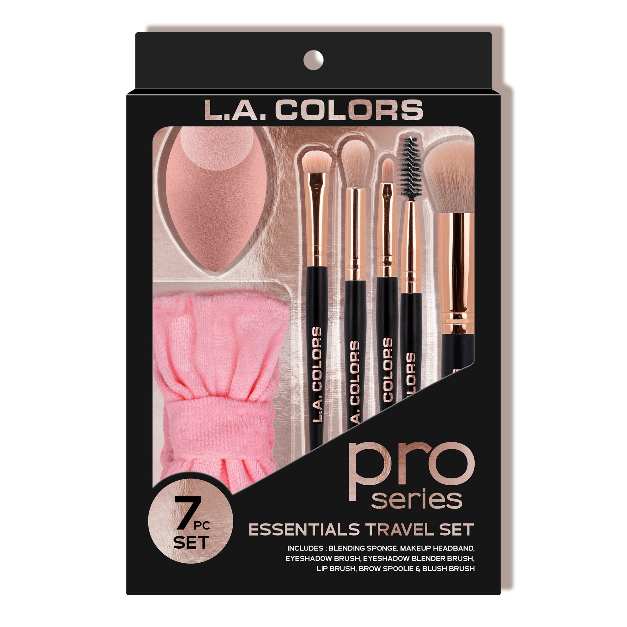 Pro Series - 7pc Essentials Travel Set – L.A. COLORS