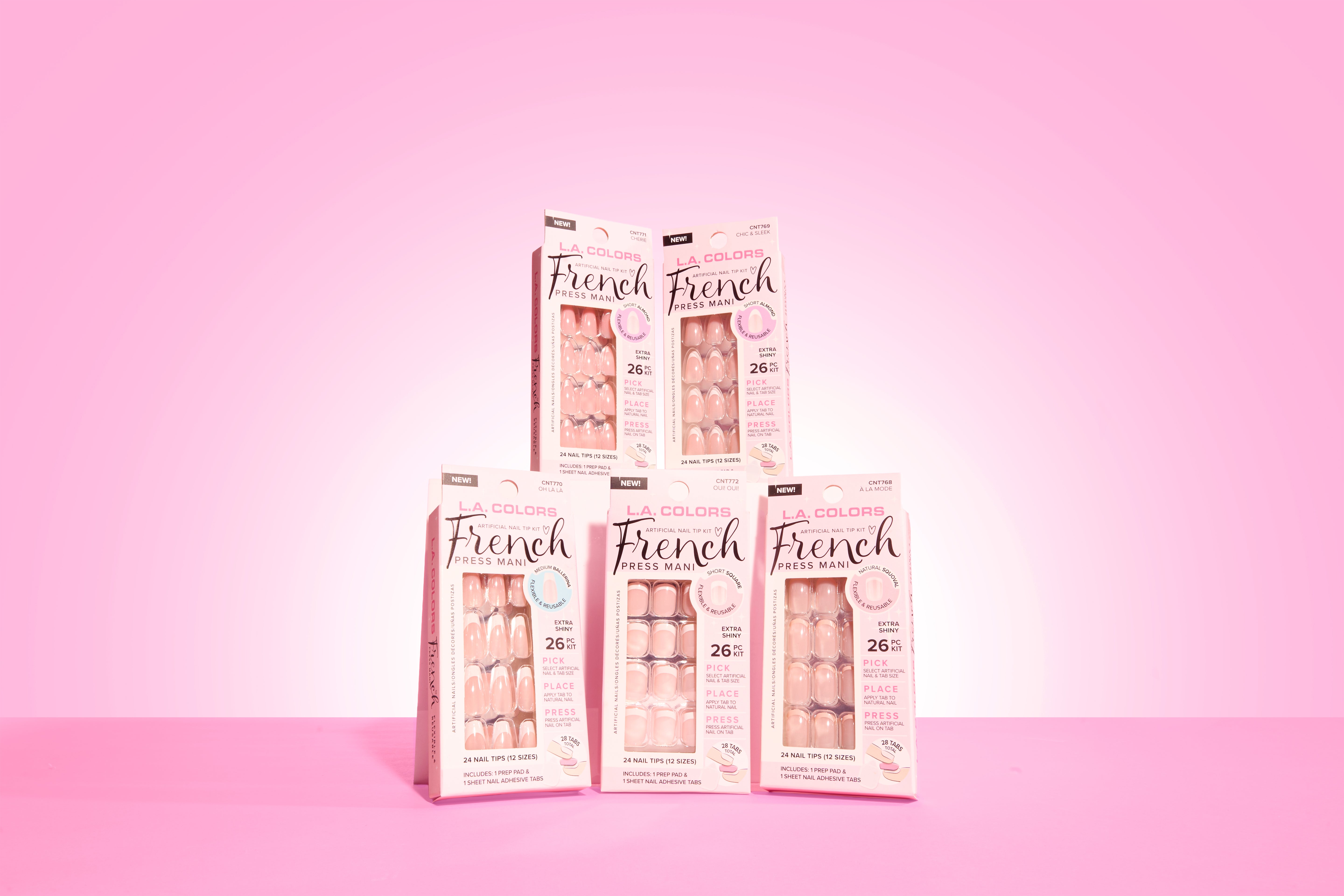 Load video: French Press Mani Nail Tip Kit — wide PDP video