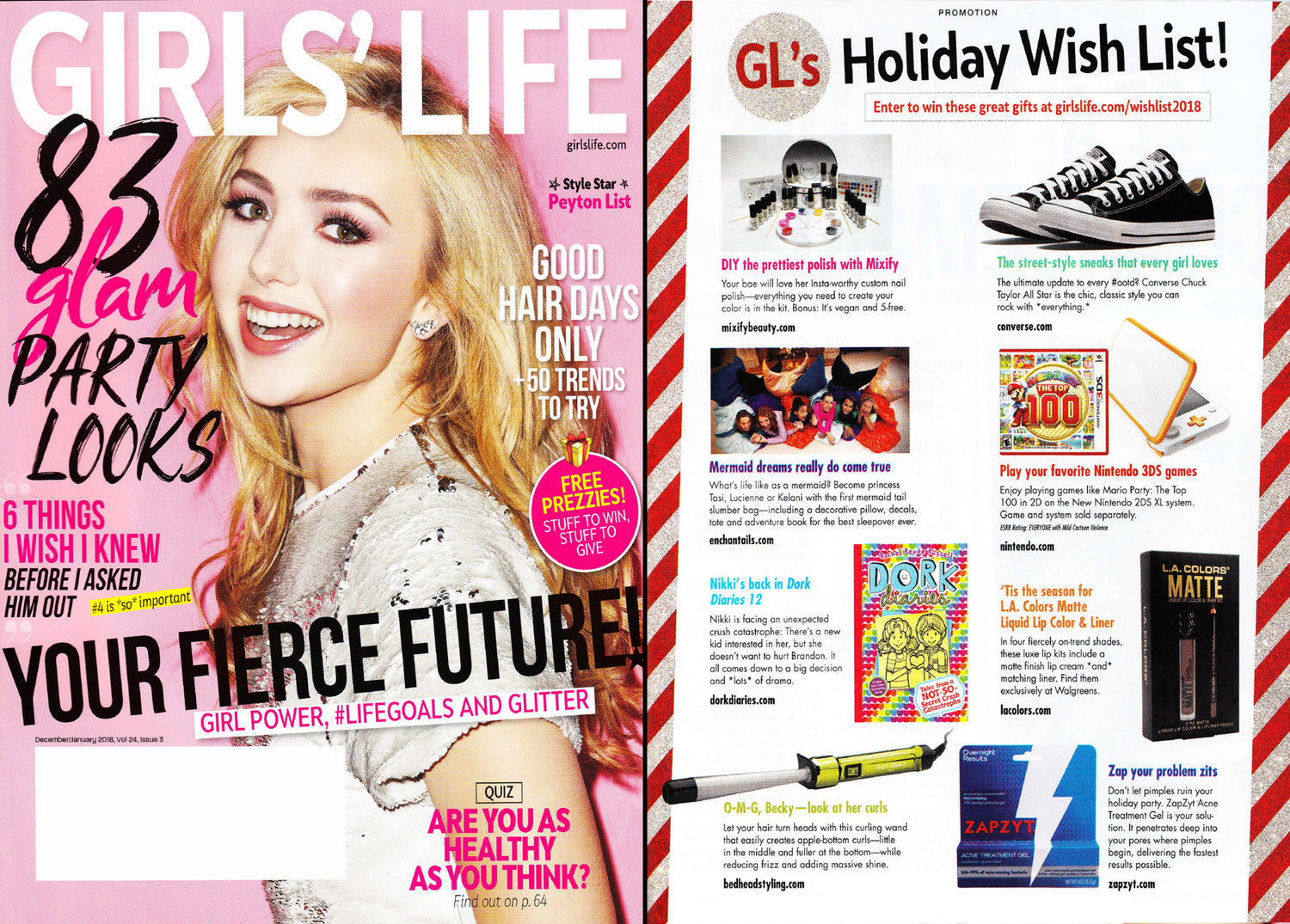 Girls' Life  - December 17, 2017 