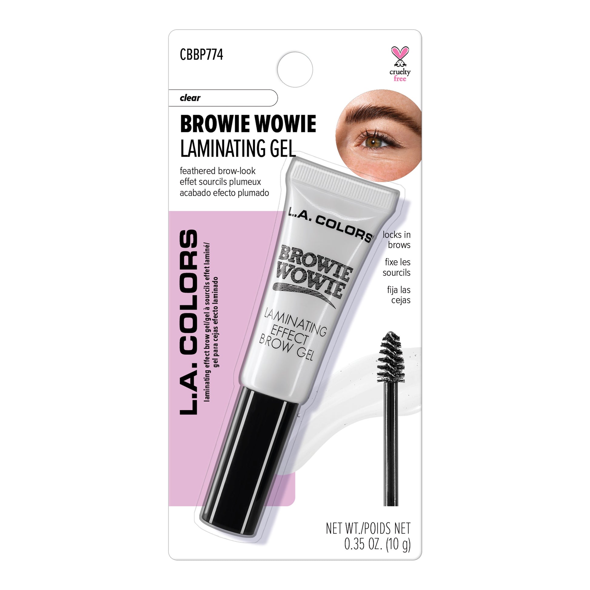 Browie Wowie Laminating Effect Brow Gel (carded)