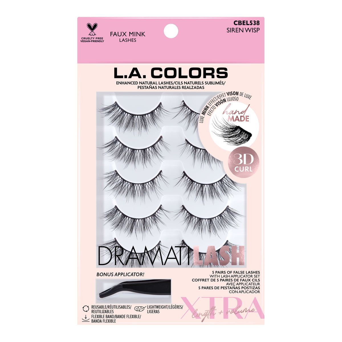 False Lashes - Lashes & Eyelash Glue | L.A. COLORS