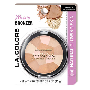 L.A. Colors mosaic bronzer packaging with product and brand name on a white background