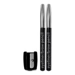 Eyeliner/Brow Pencils w/ Sharpener (carded)