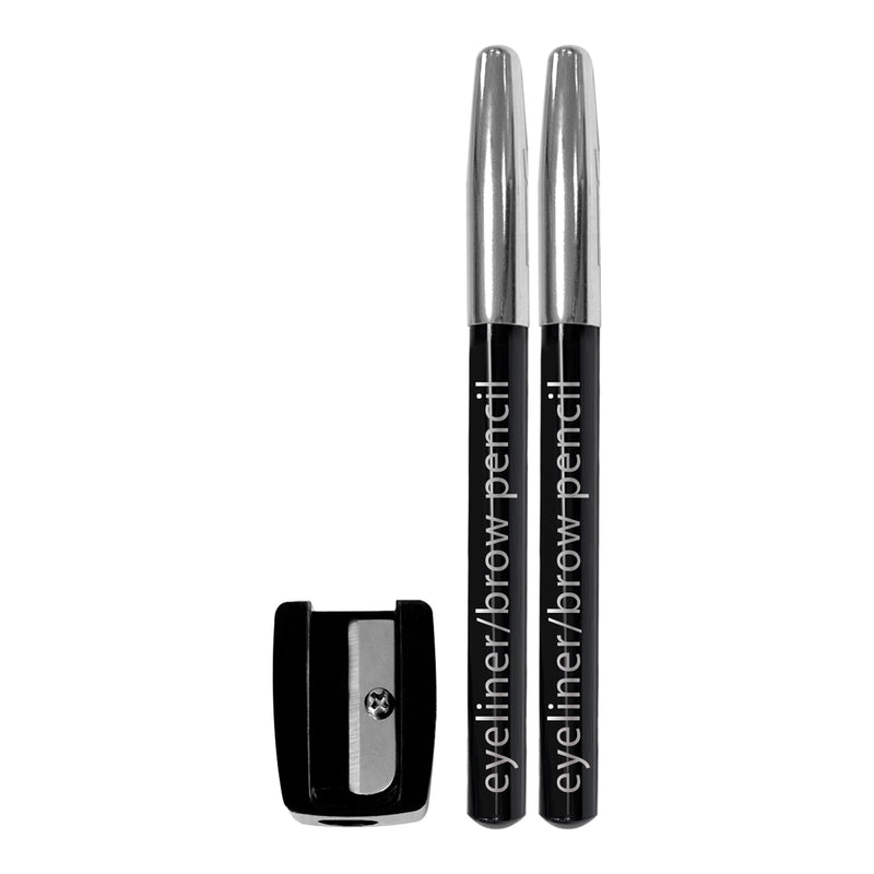 Eyeliner/Brow Pencils w/ Sharpener (carded)