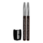 Eyeliner/Brow Pencils w/ Sharpener (carded)