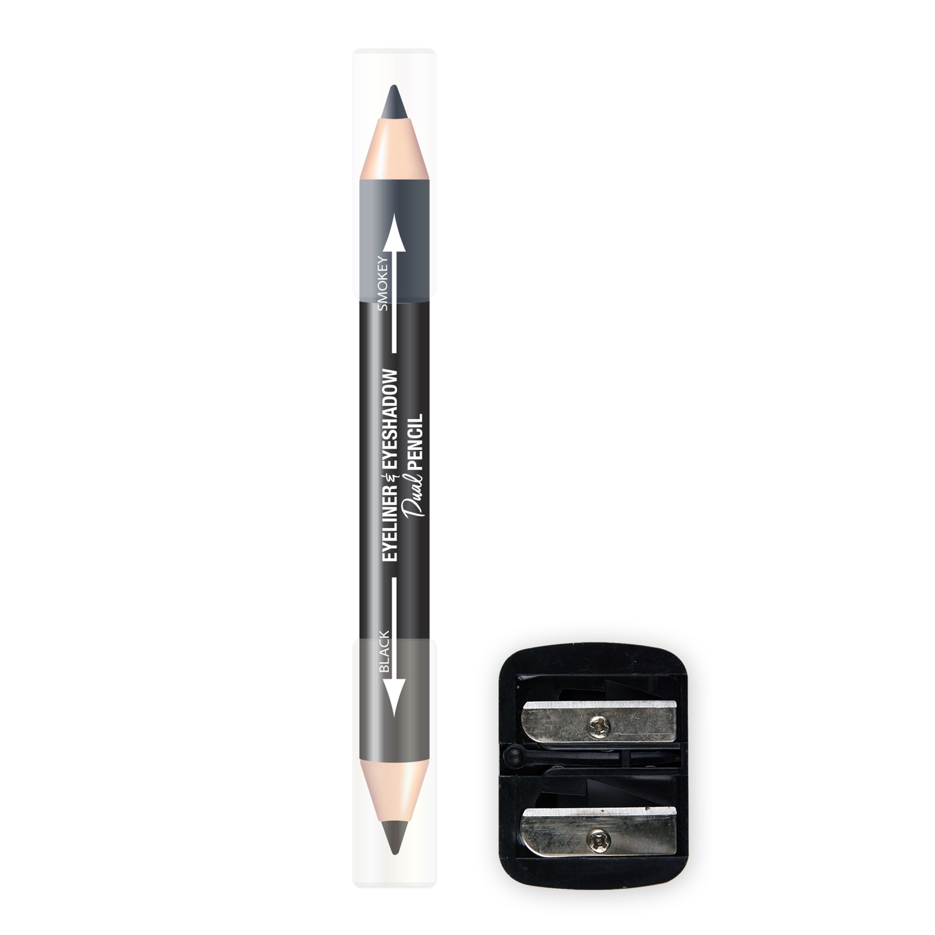 Dual Liner & Shadow Pencil w/ Sharpener (carded)