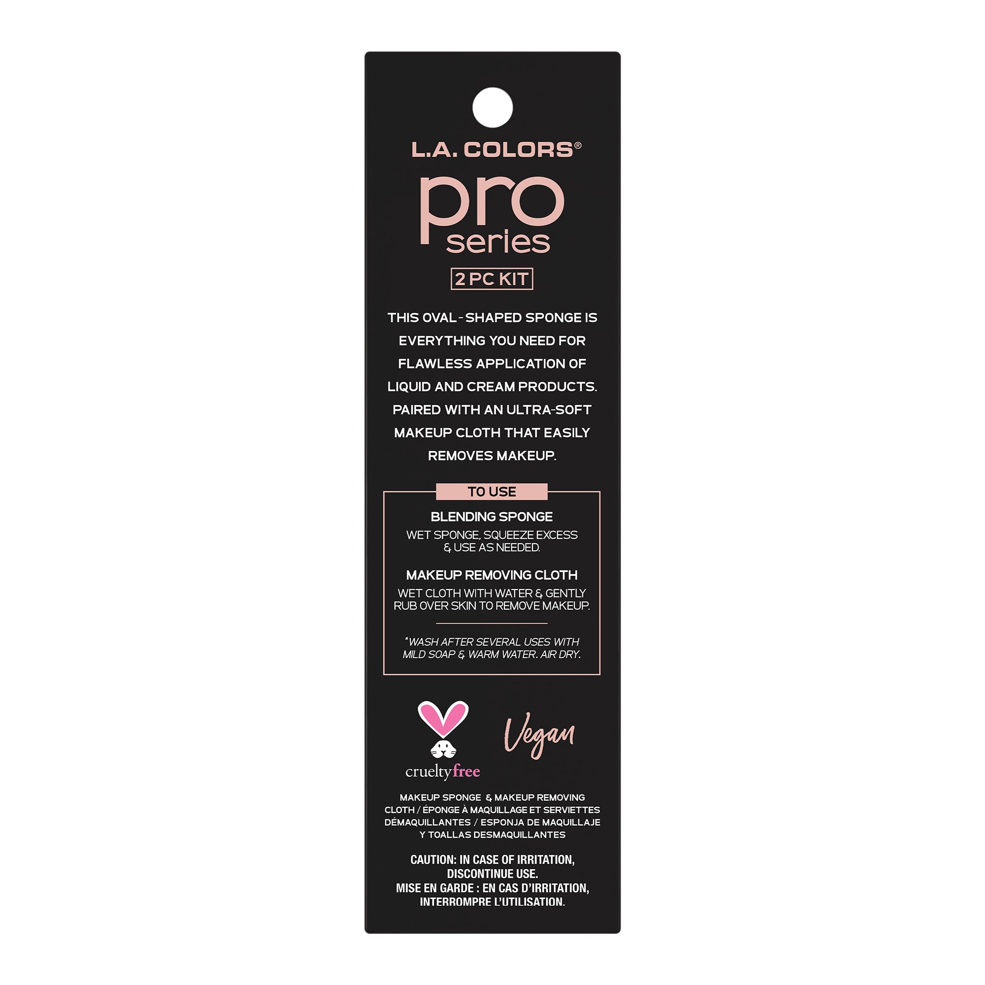 Pro Series - 2pc Blending Sponge & Makeup Removing Cloth