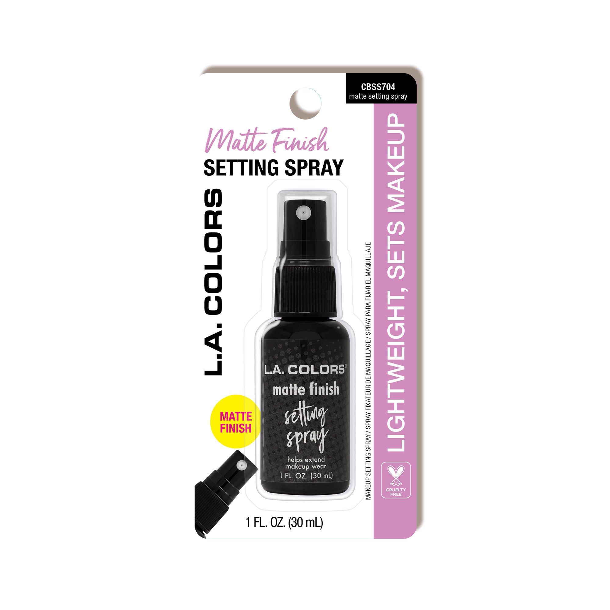 EFFLORESCENCE SPRAY ARTHOODIE ブラックＬ新品未使用 Matte Setting Spray (carded) | L.A. COLORS