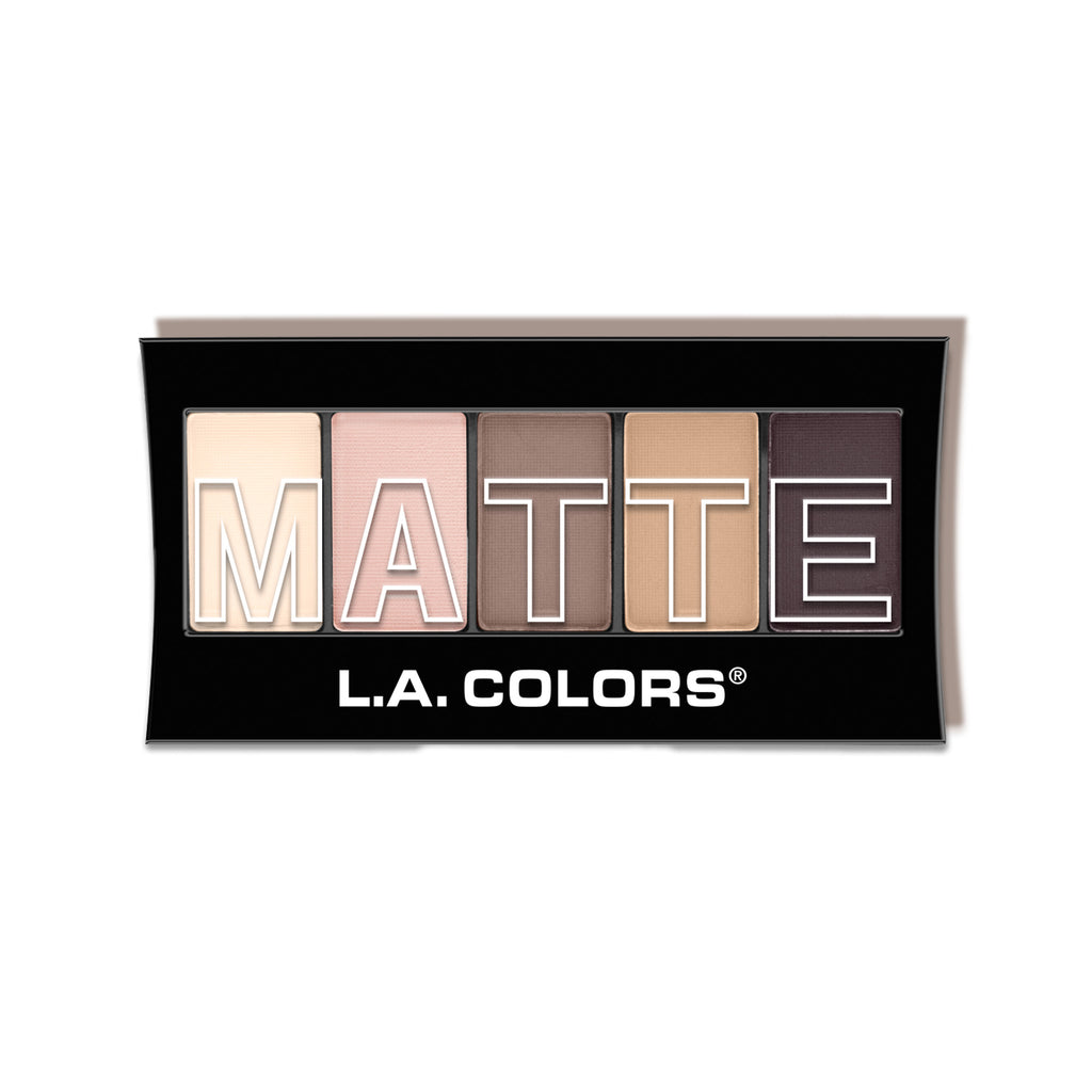5 Color Matte Eyeshadow Palette | L.A. COLORS
