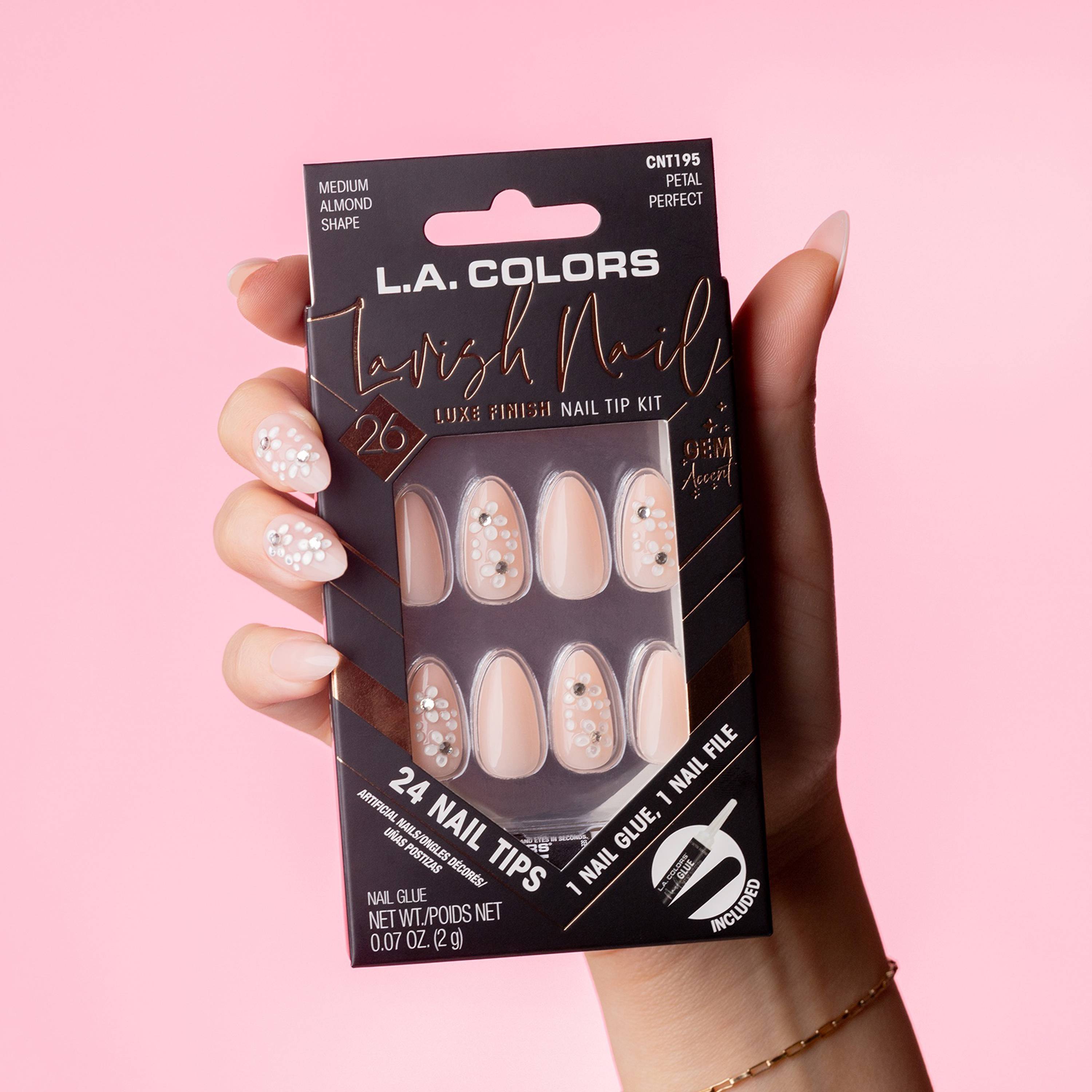 Lavish Nail Luxe Finish Nail Tip Kit (carded) – L.A. COLORS