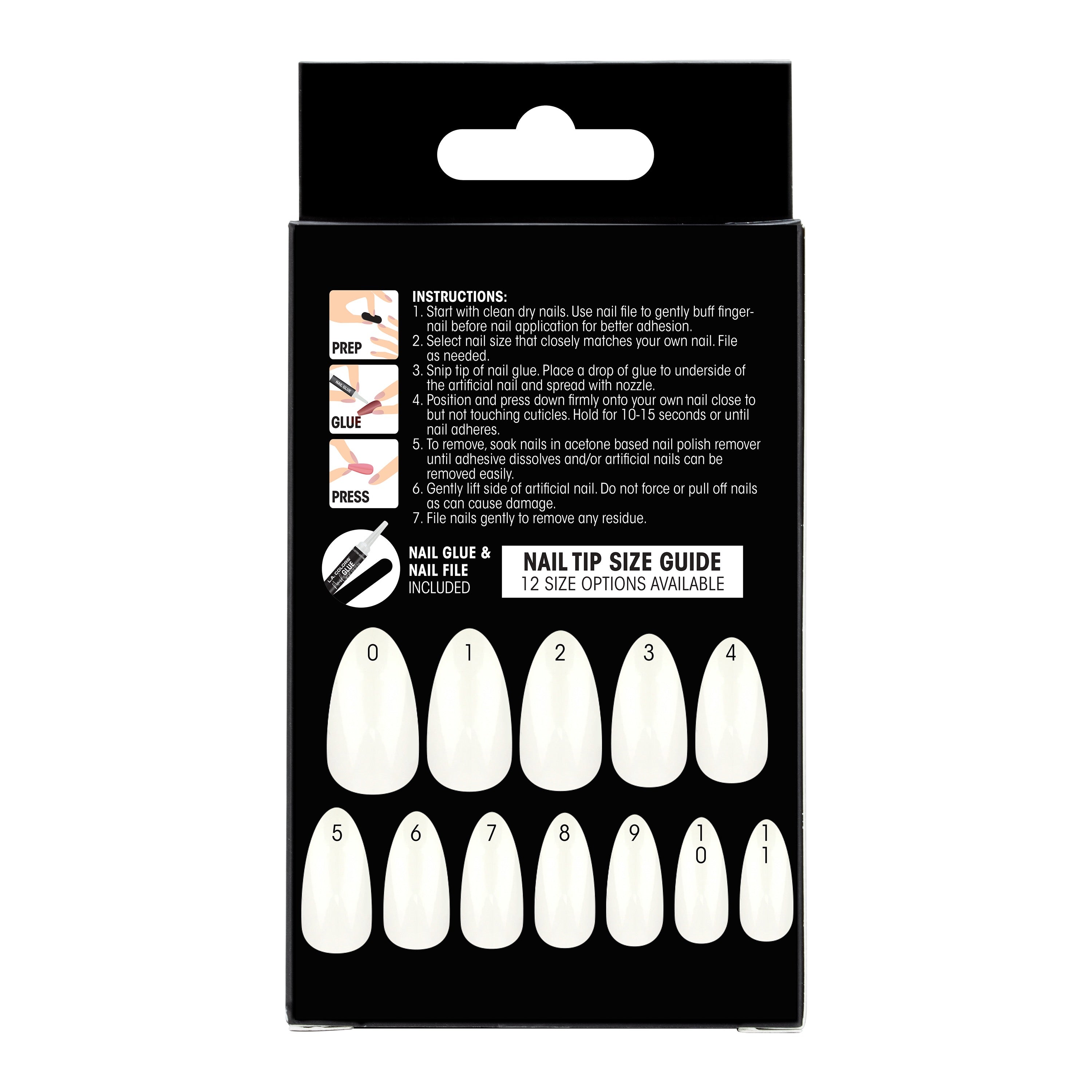 Lavish Nail Luxe Finish Nail Tip Kit (carded) – L.A. COLORS