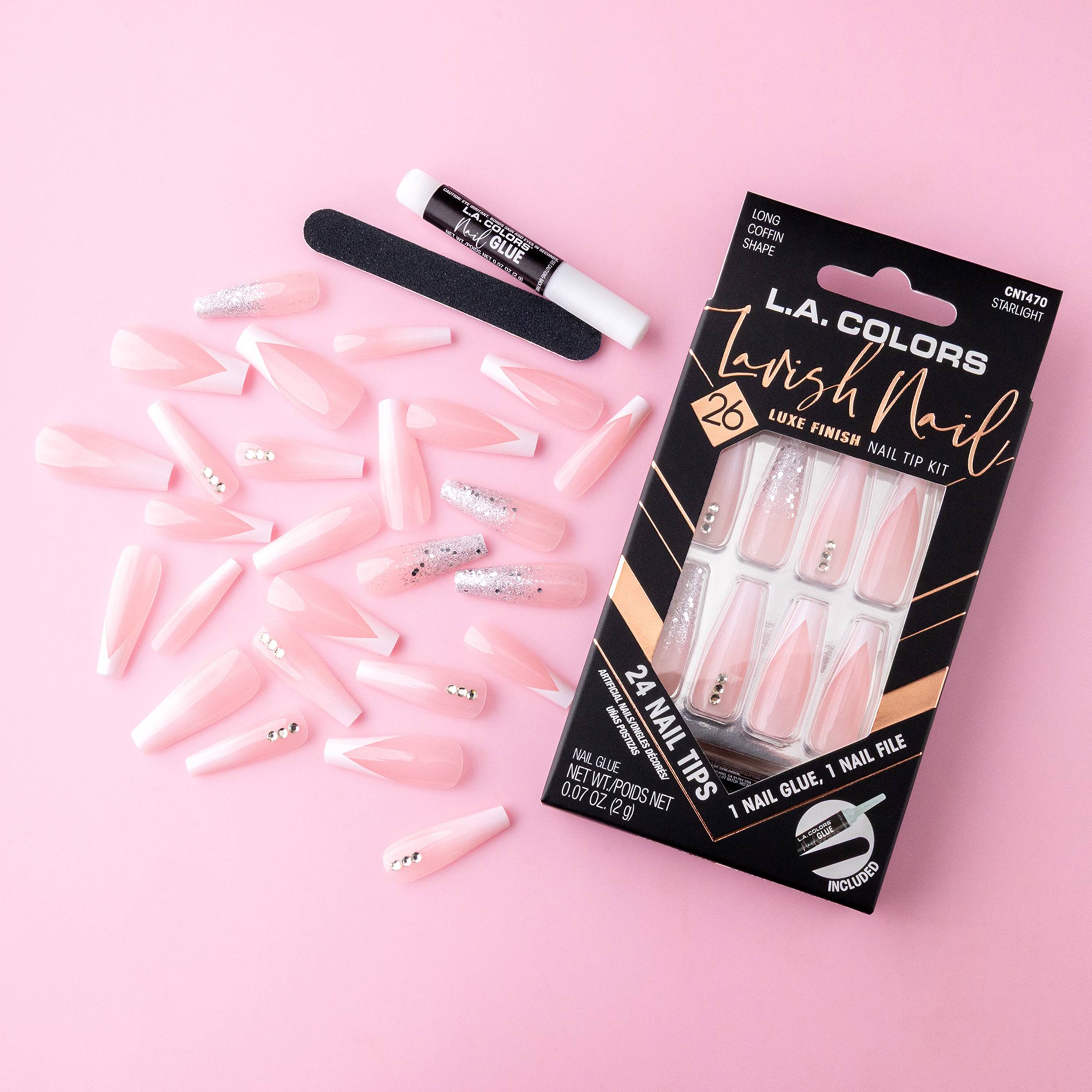 Lavish Nail Luxe Finish Nail Tip Kit (carded)