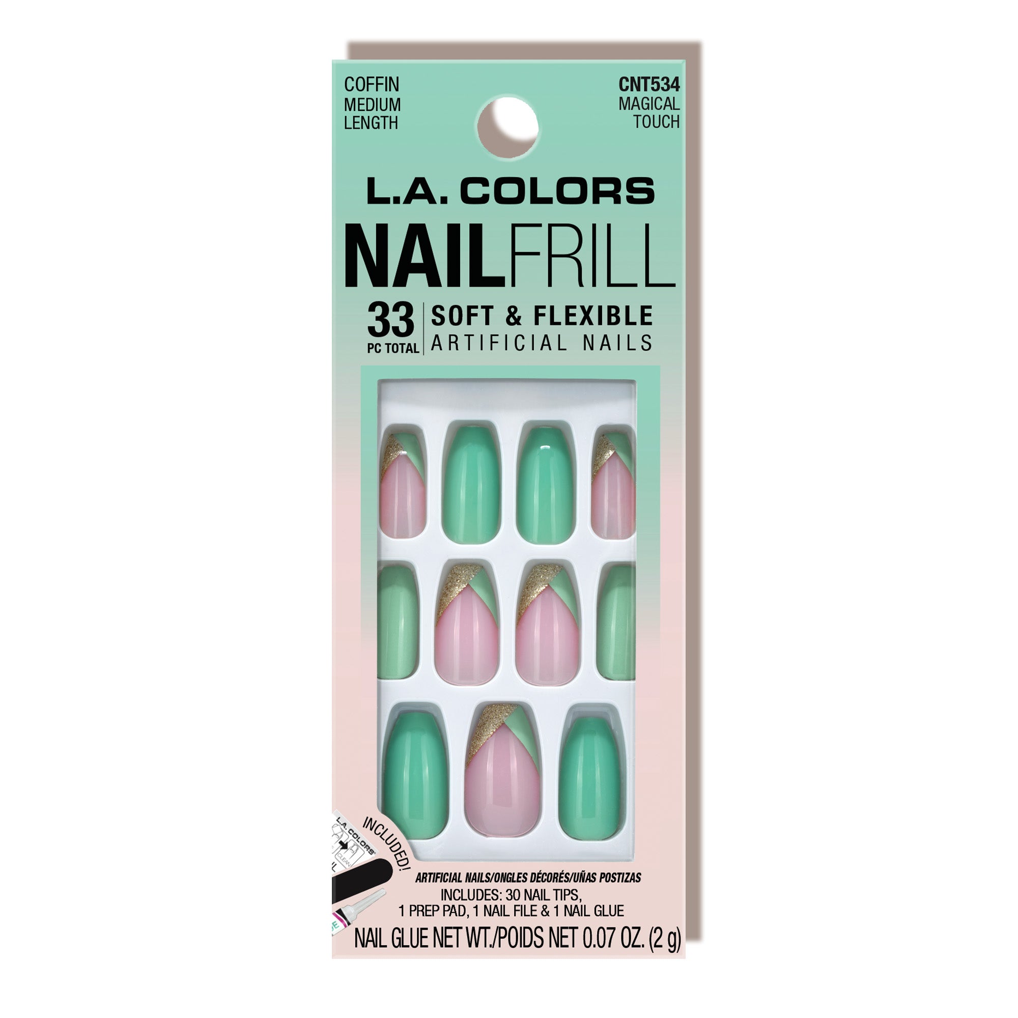 Nail Frill Soft & Flexible Artificial Nails