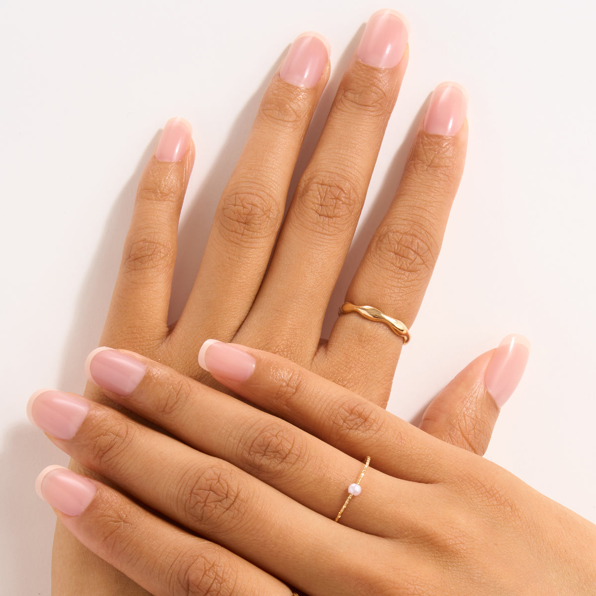 French Press Mani Nail Tip Kit — A La Mode French-tip manicure lifestyle image
