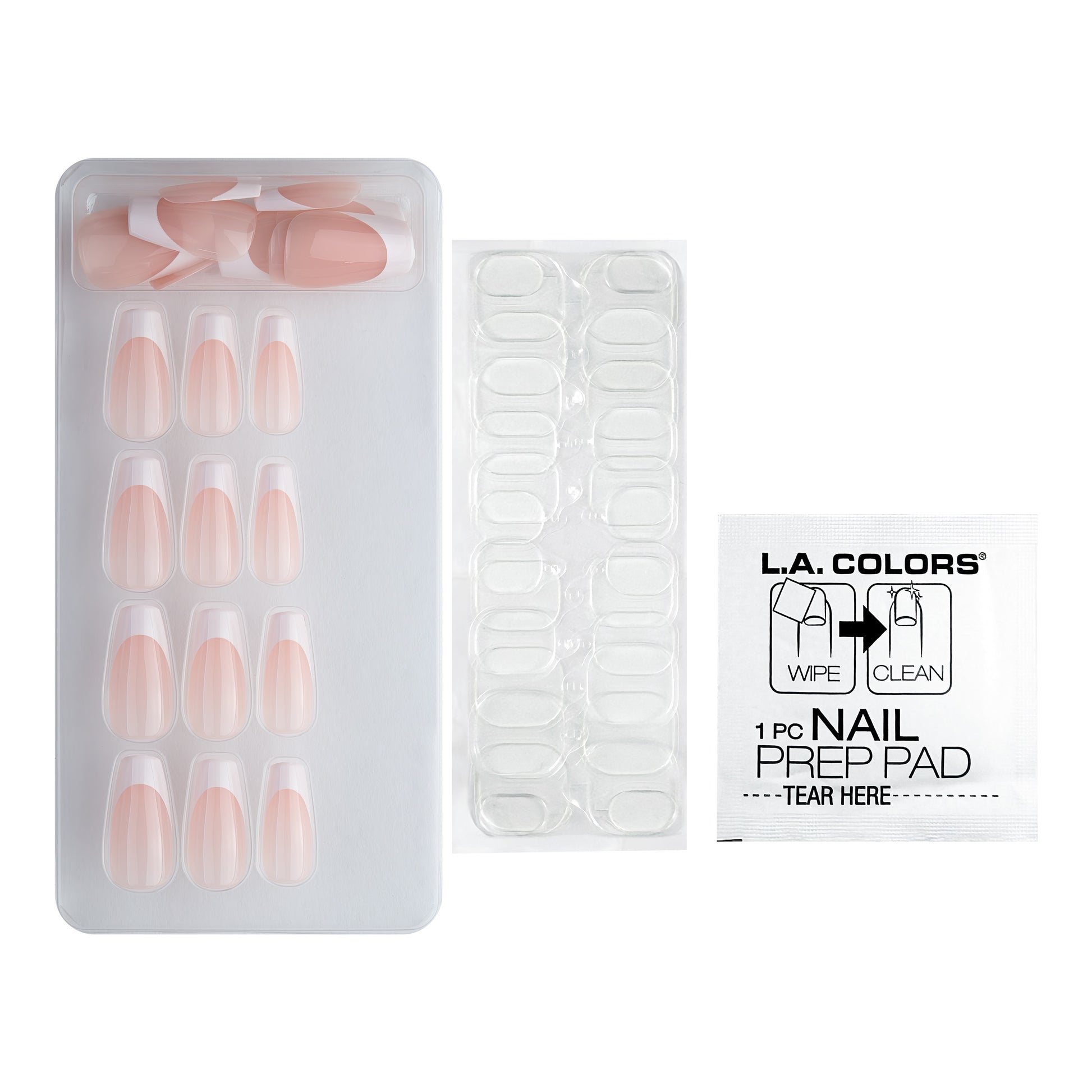 French Press Mani Nail Tip Kit — Oh La La, kit open