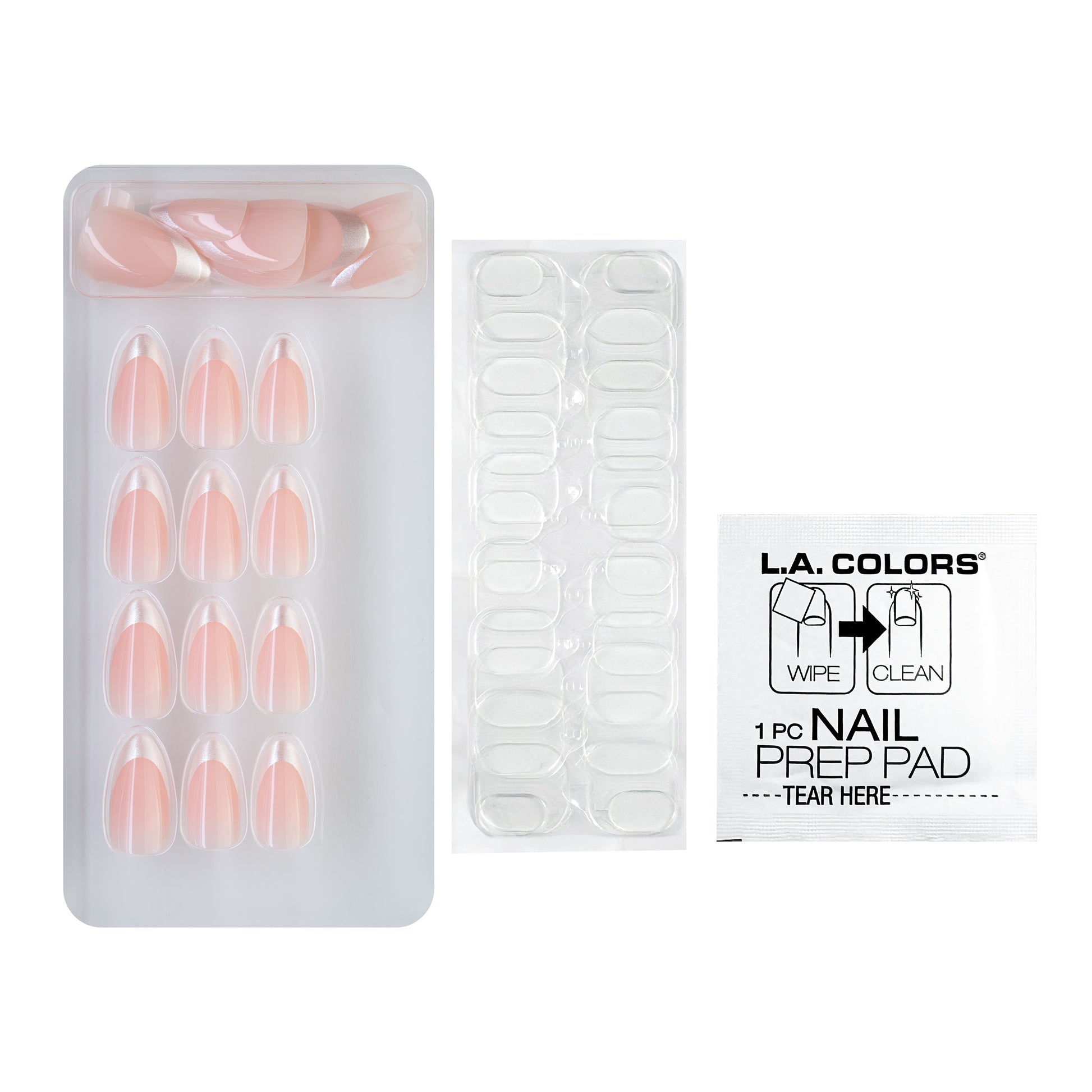French Press Mani Nail Tip Kit — Cherie, kit open
