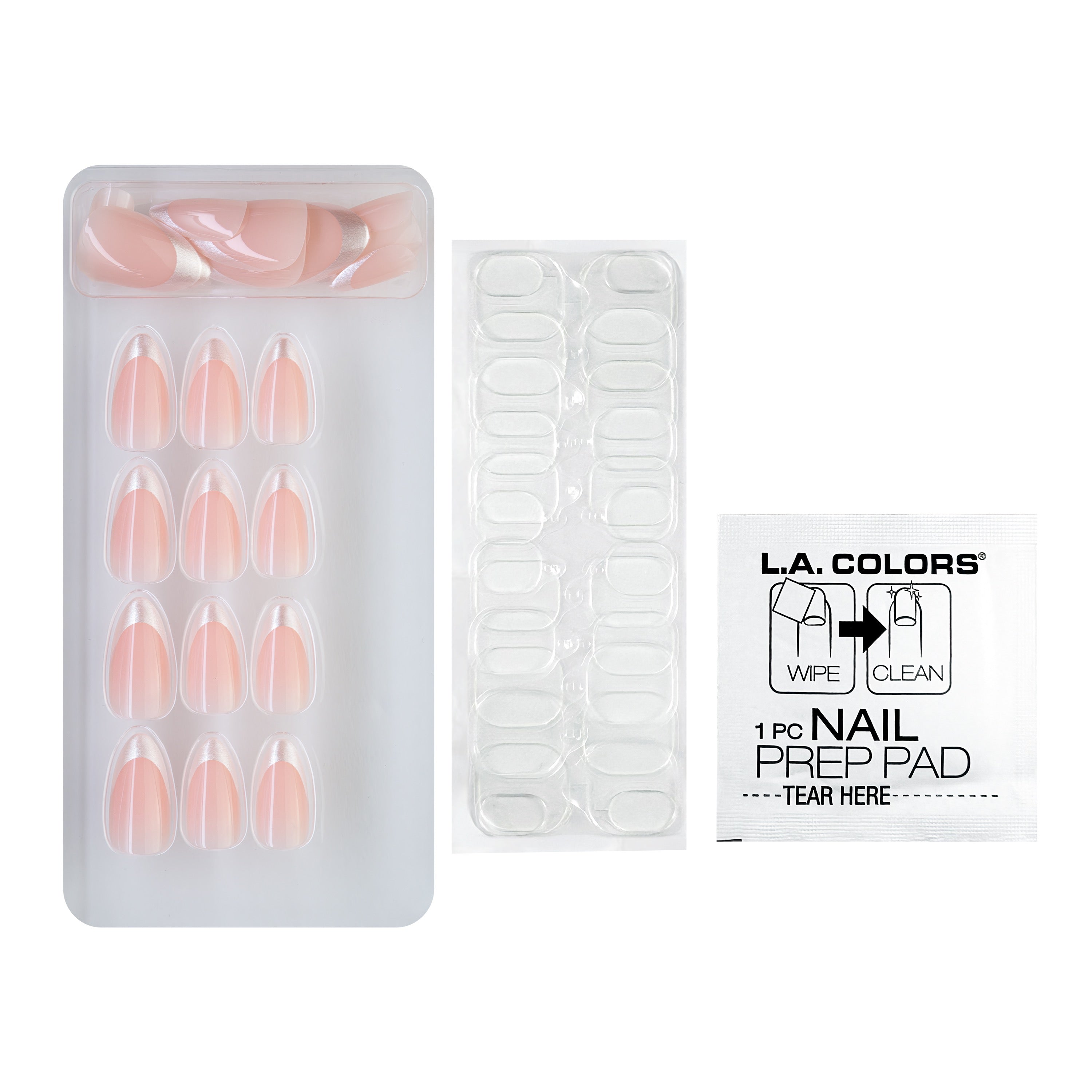French Press Mani Nail Tip Kit — Cherie, kit open