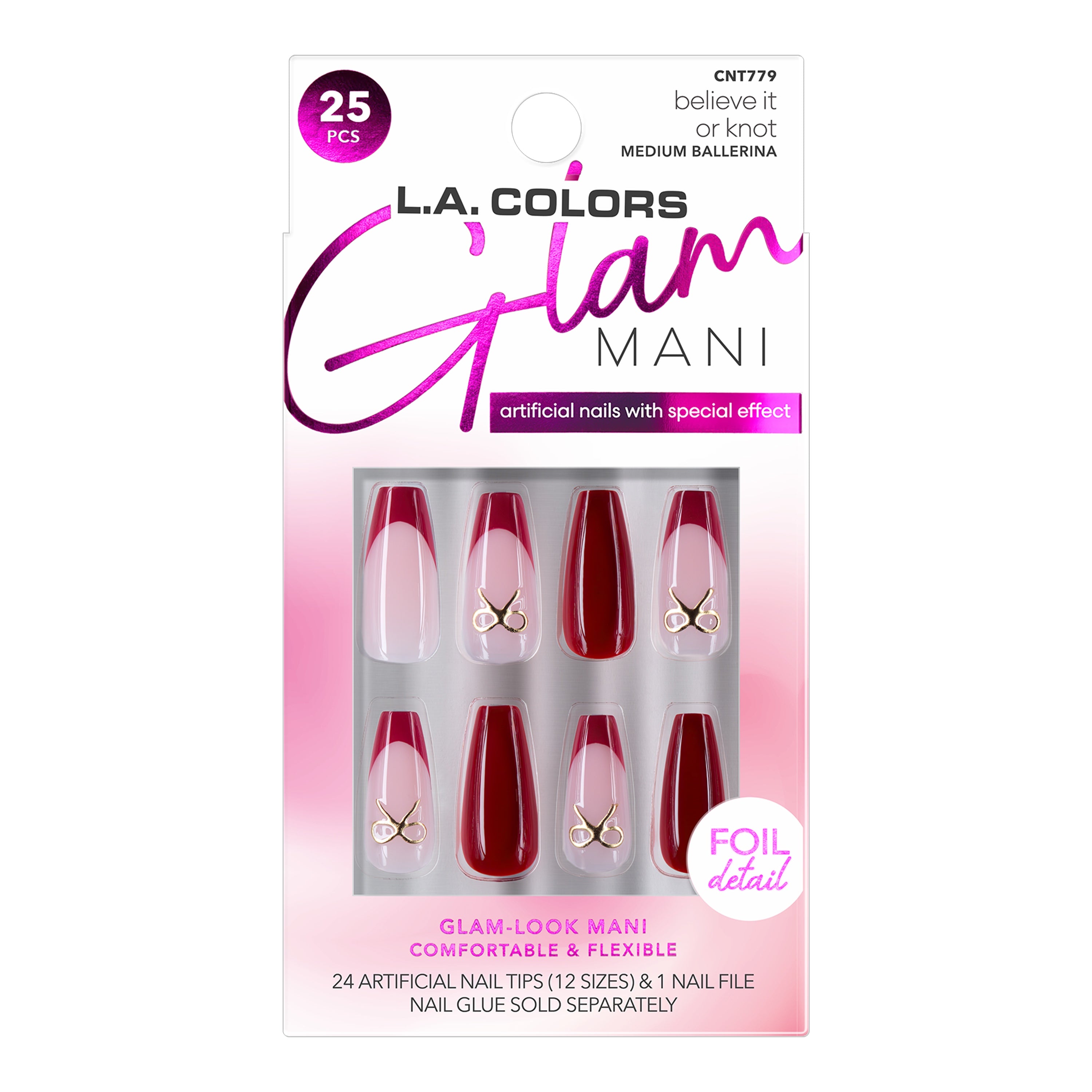 Glam Mani Nail Tips — CNT779, package front