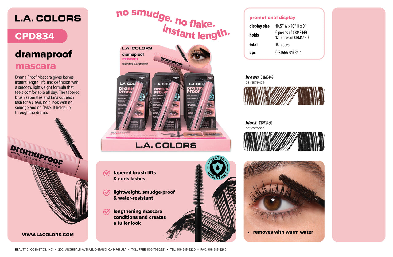 Dramaproof Mascara flyer