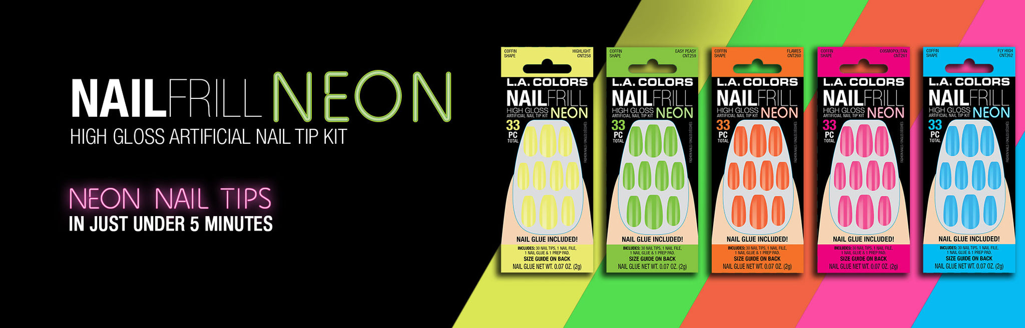 LAC Web Homepage Slider nail frill neon promo