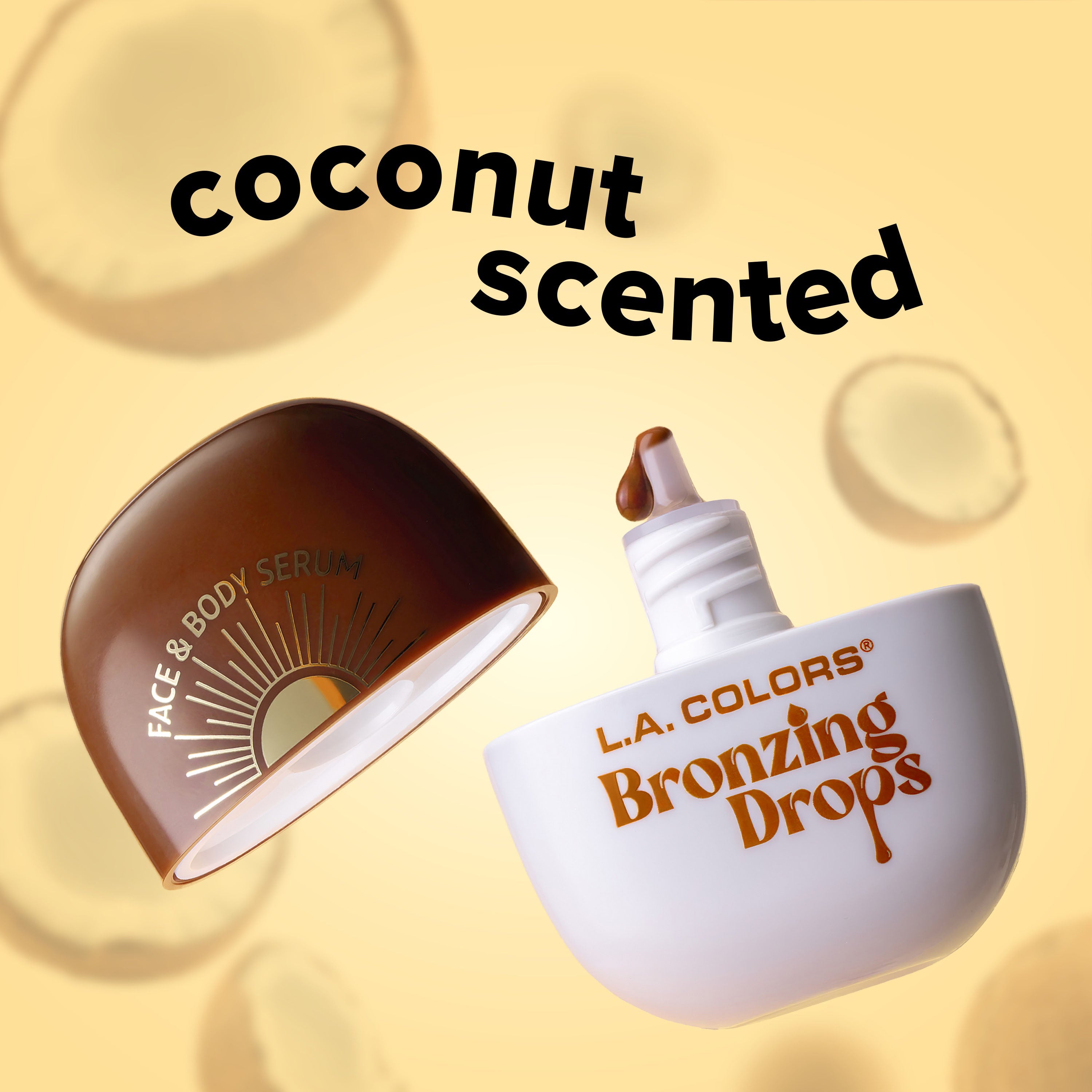 L.A. COLORS Bronzing Drops - infographic