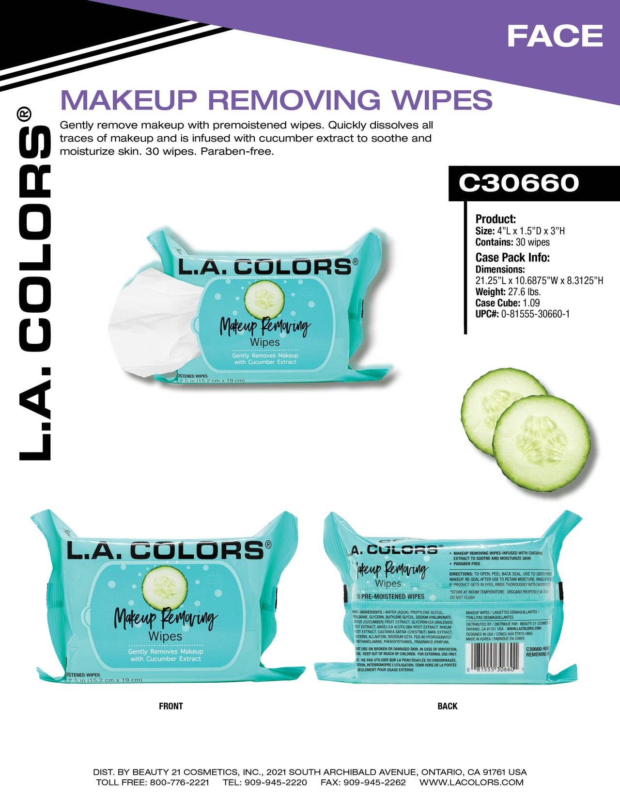 Makeup Removing Wipes flyer