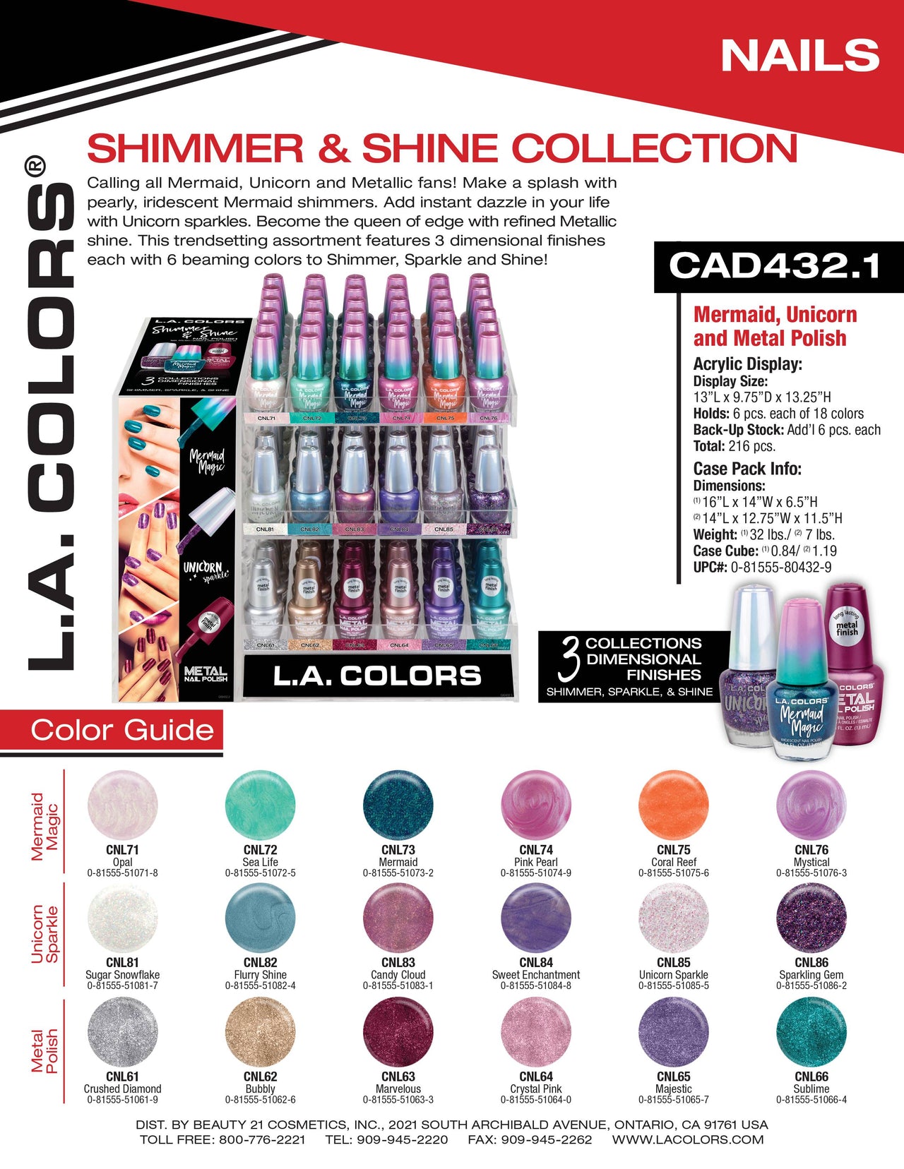 Shimmer & Shine Polish flyer