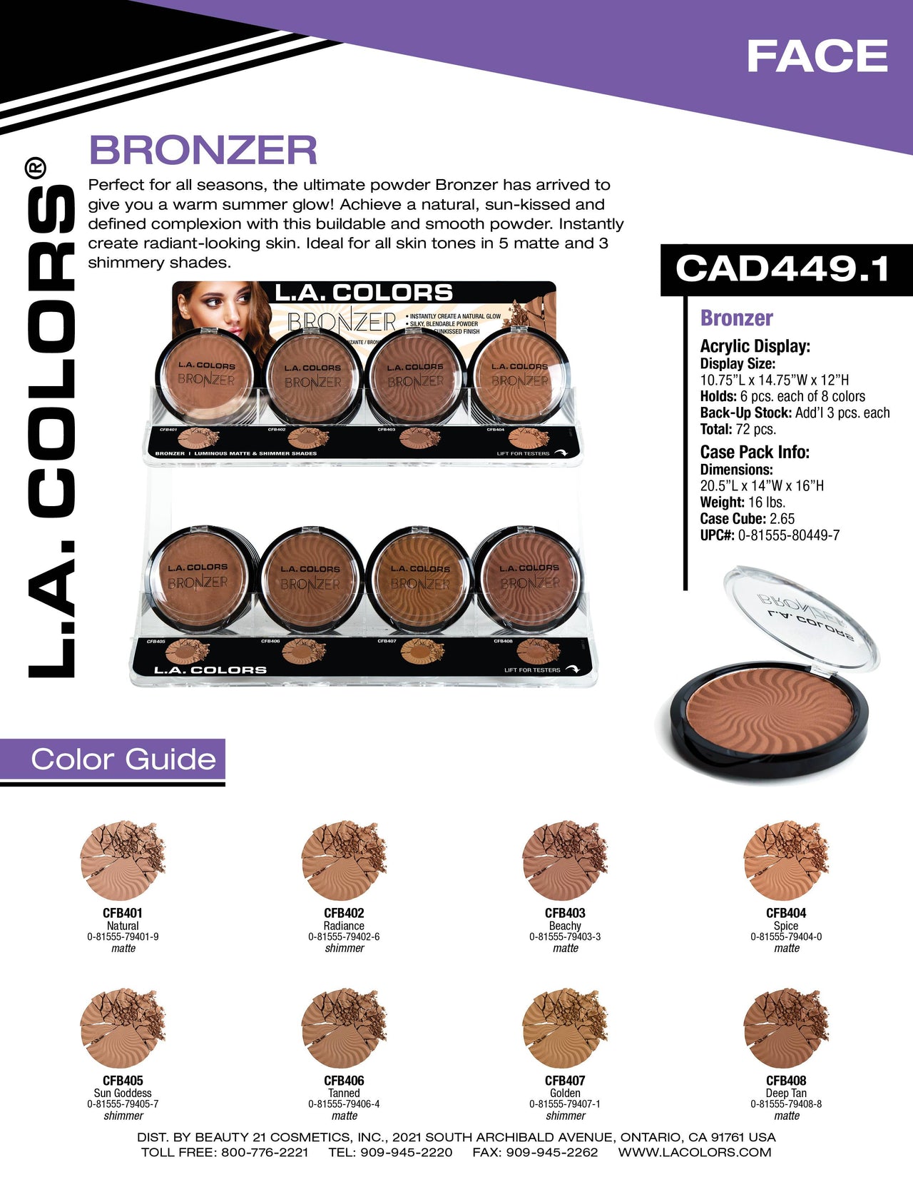 Bronzer flyer