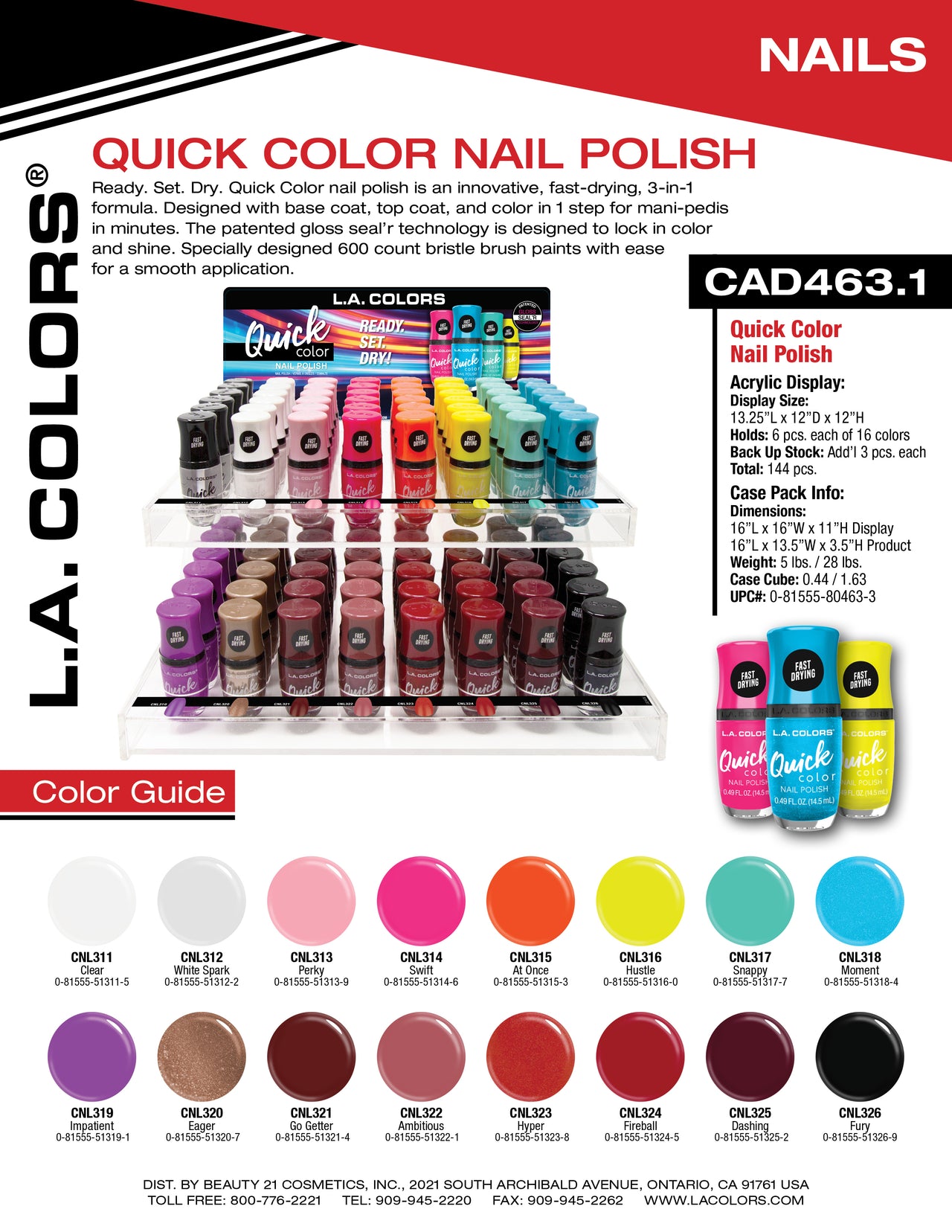 Quick Color Nail Polish flyer
