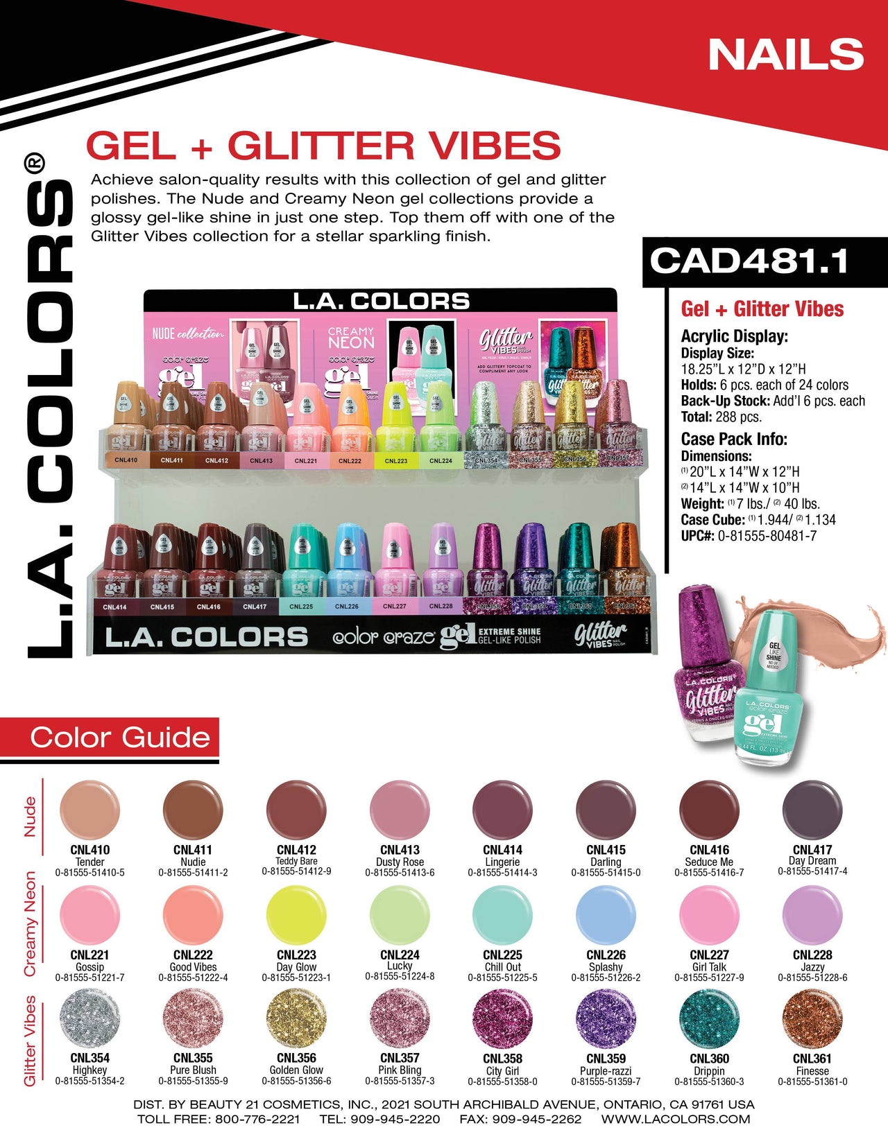 Gel + Glitter Vibes Nail Polish flyer
