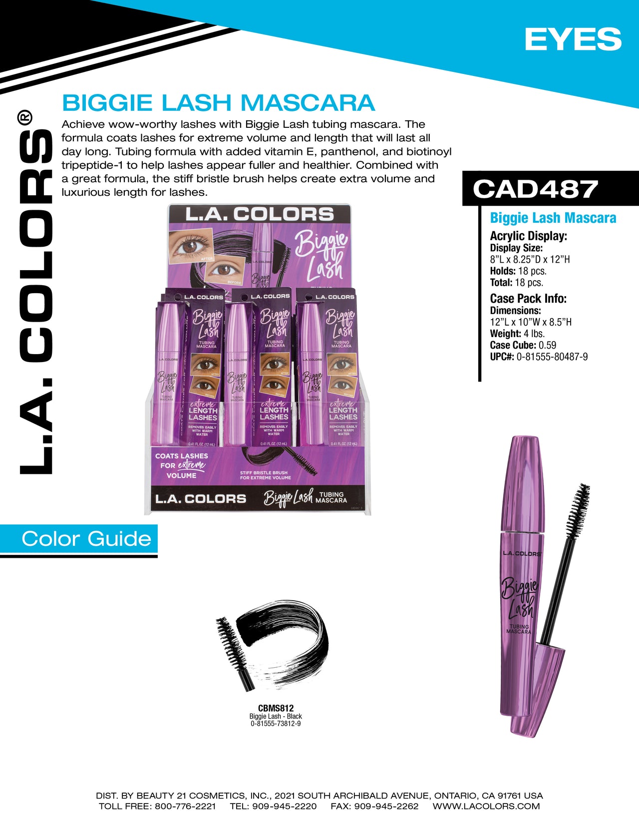 Biggie Lash Mascara flyer