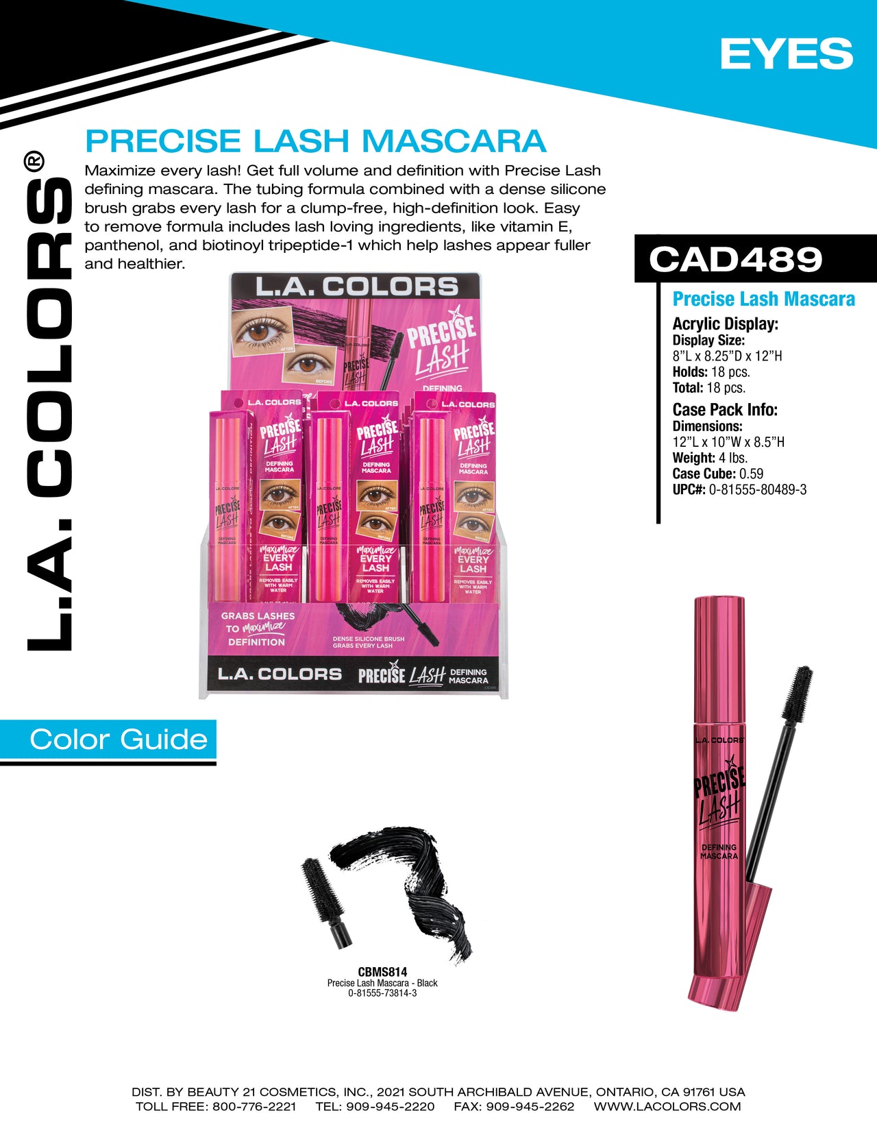 Precise Lash Mascara flyer