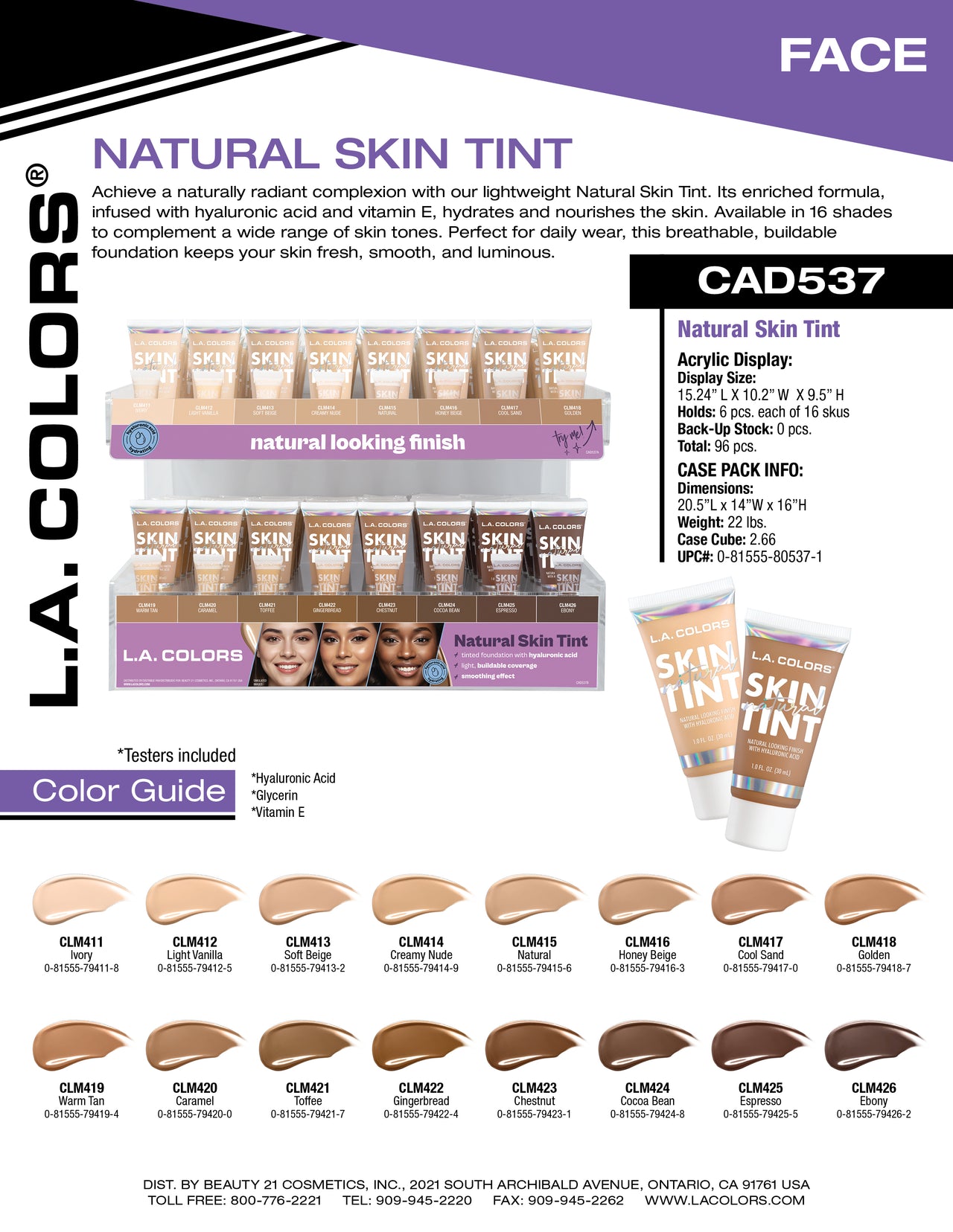 Natural Skin Tint flyer