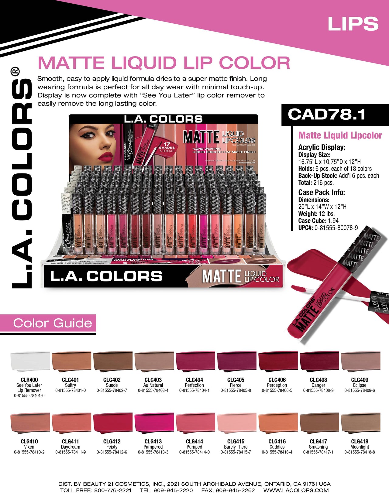Matte Liquid Lip Color flyer