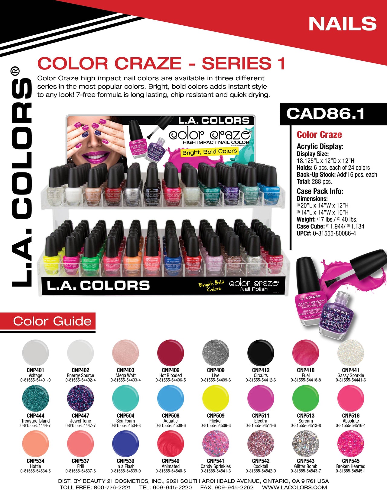 Color Craze Lacquer (Series 1) flyer
