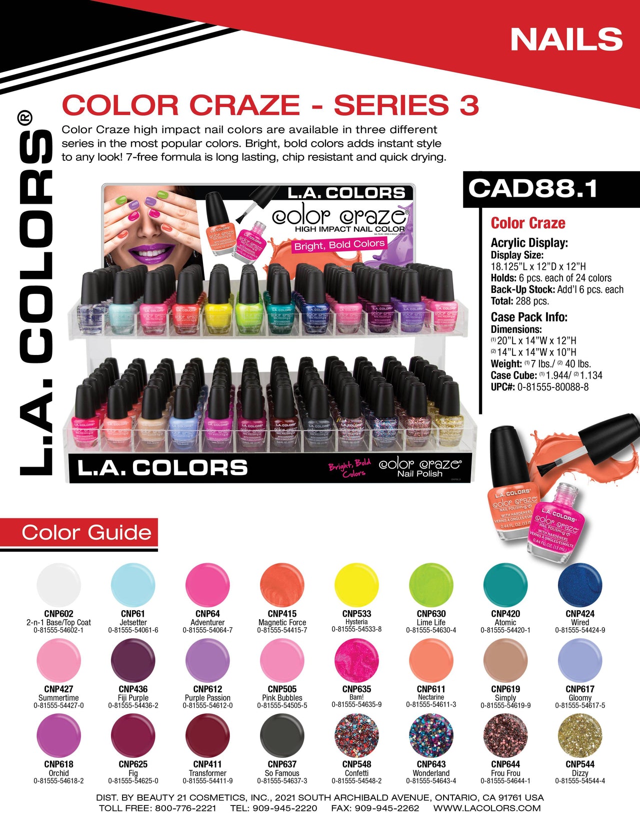 Color Craze Lacquer (Series 3) flyer