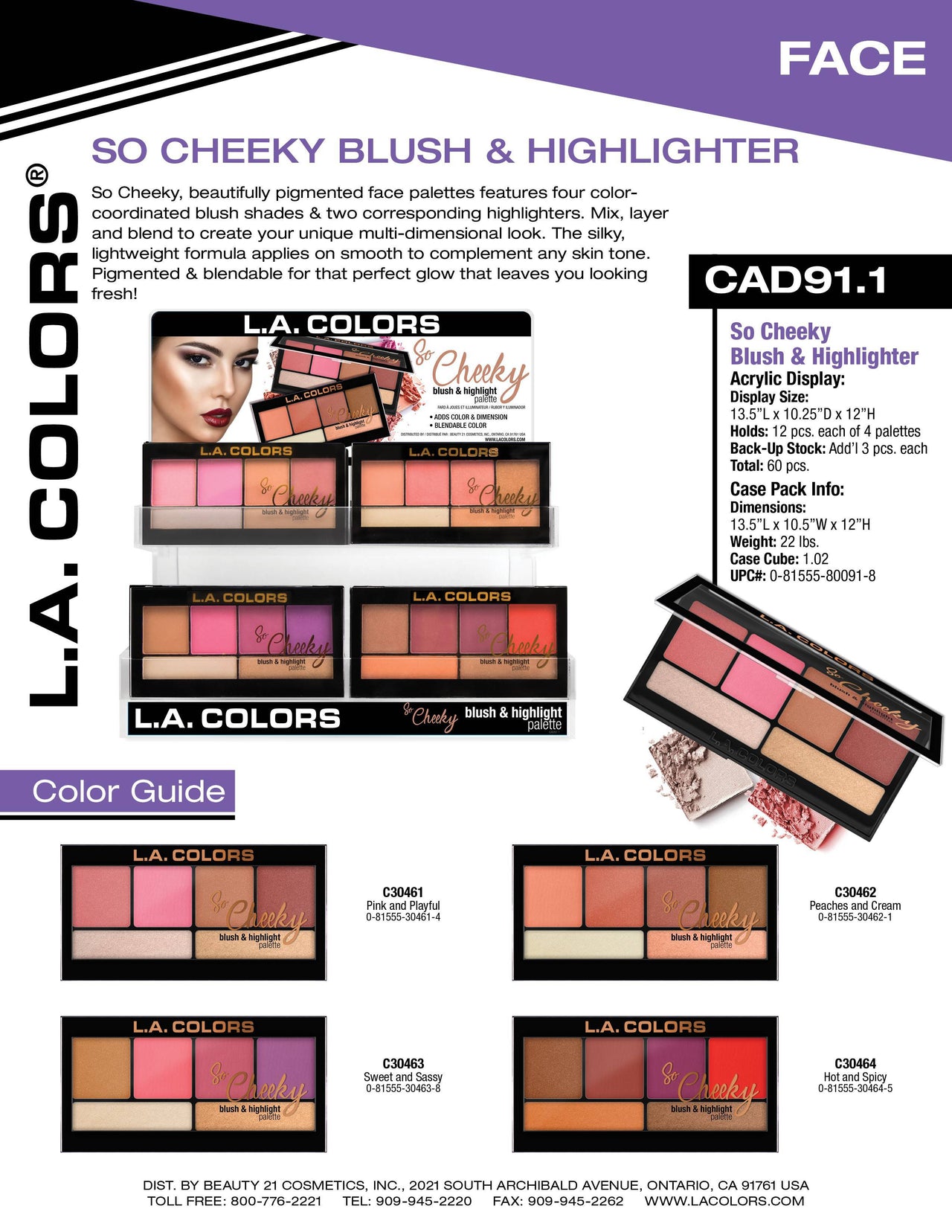 So Cheeky Blush & Highlighter flyer