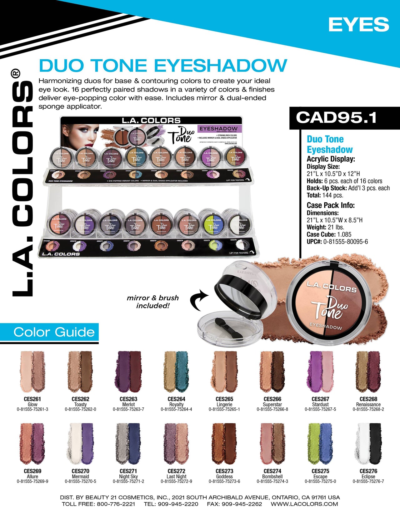 Duo Tone Eyeshadow flyer