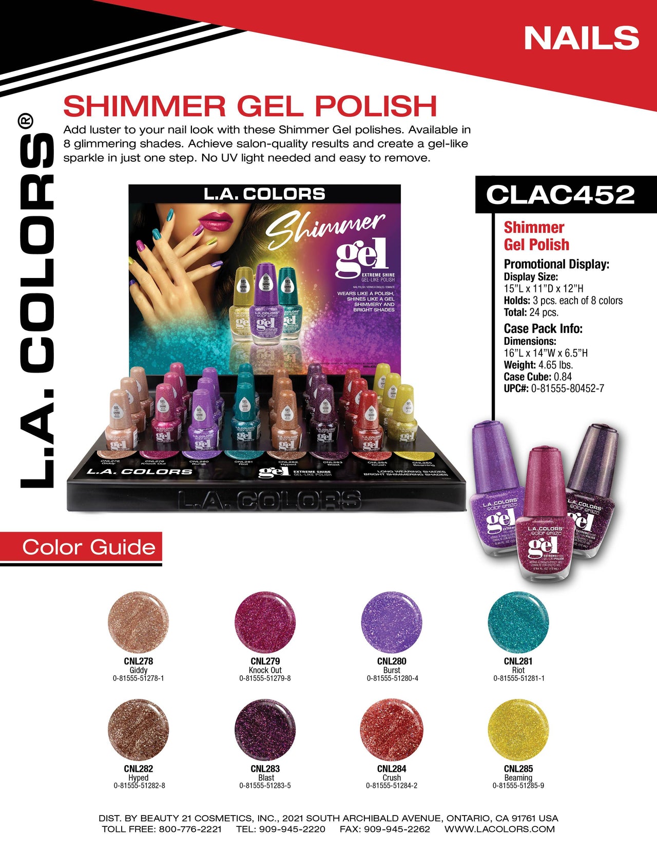 Shimmer Gel Polish flyer