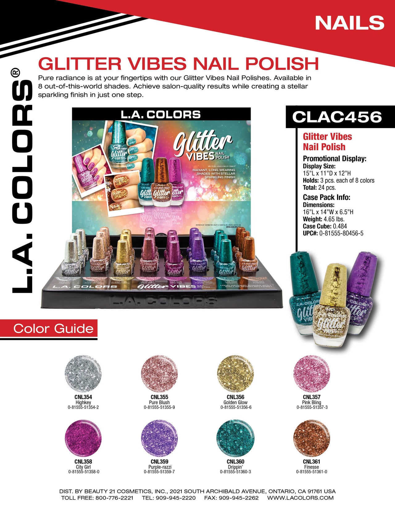 Glitter Vibes Nail Polish flyer