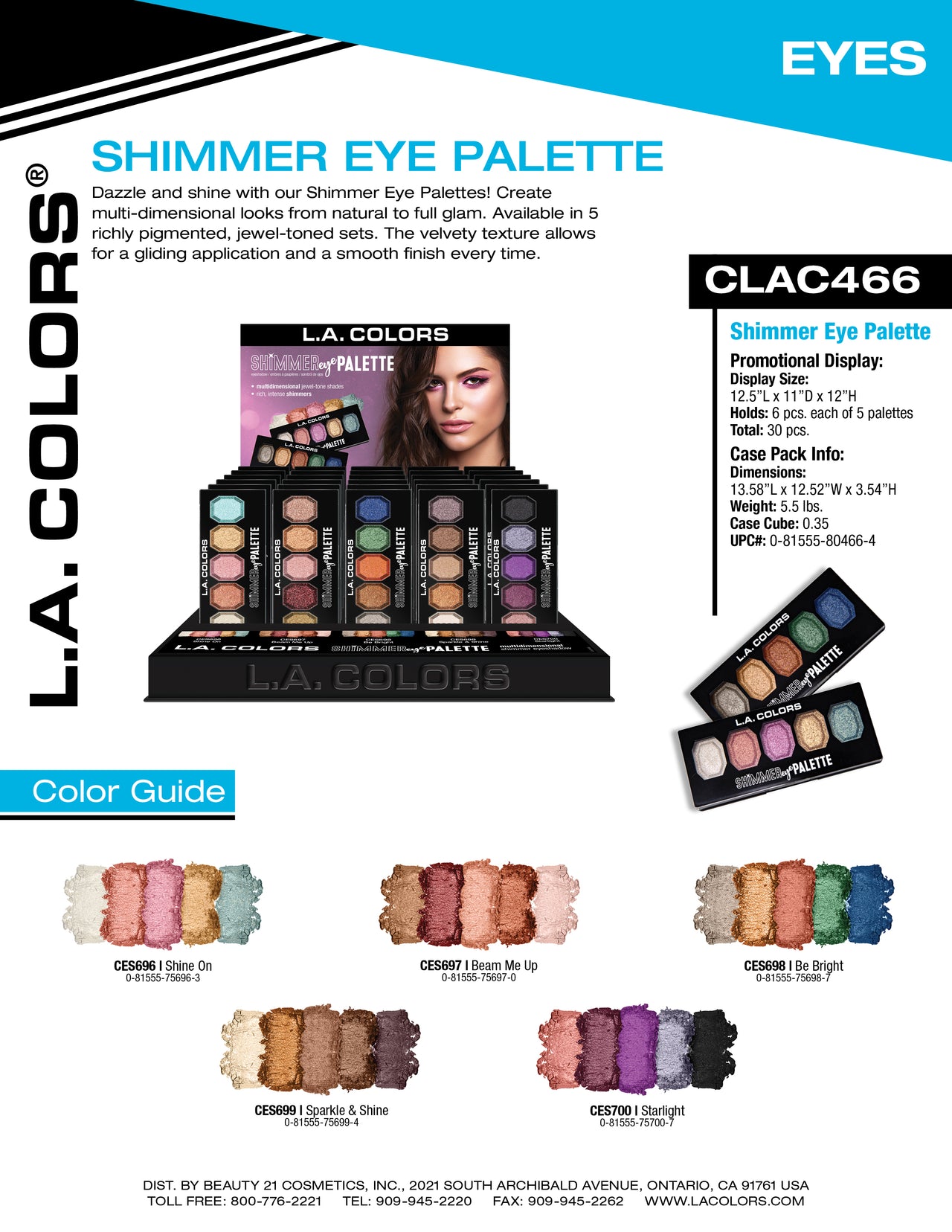 Shimmer Eye Palette flyer