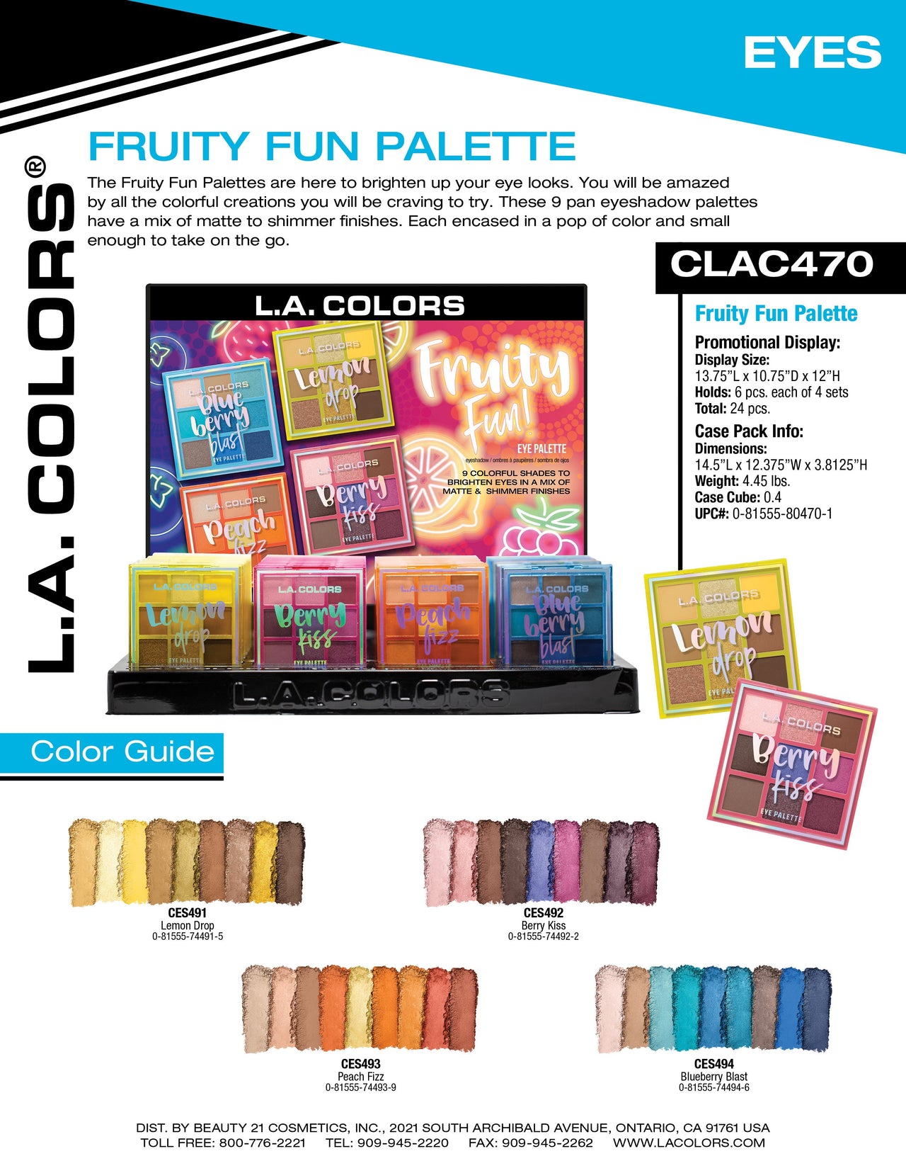 Fruity Fun Palette flyer