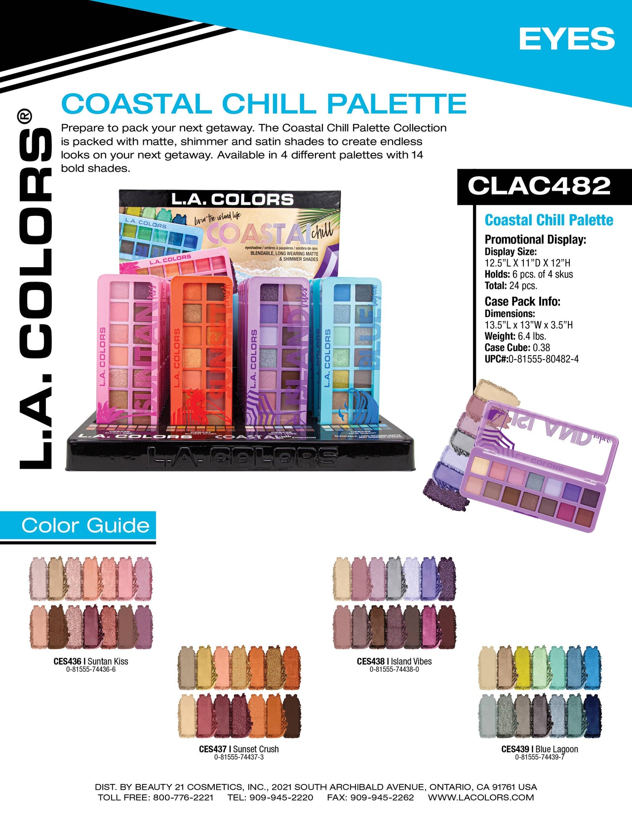 Coastal Chill Palette flyer
