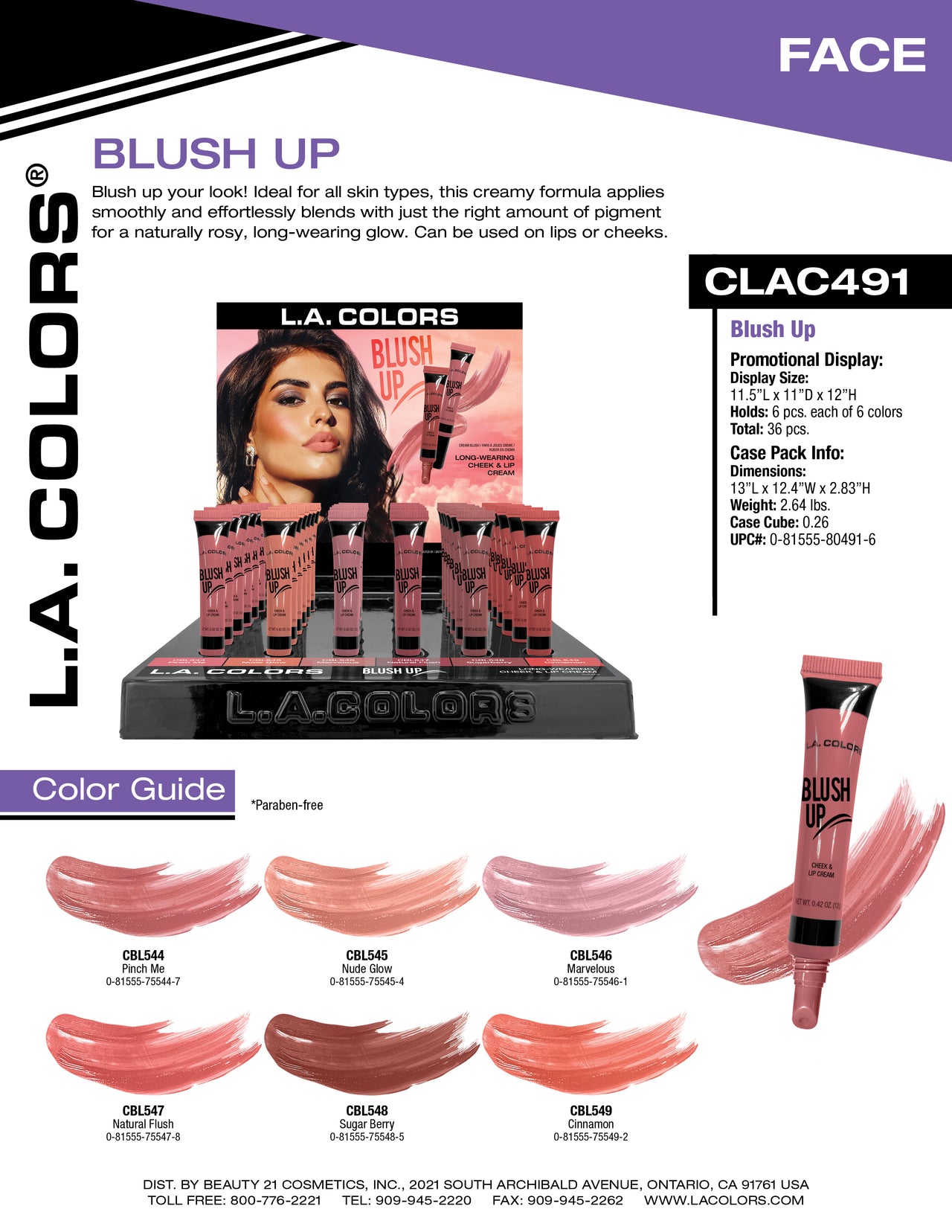 Blush Up flyer