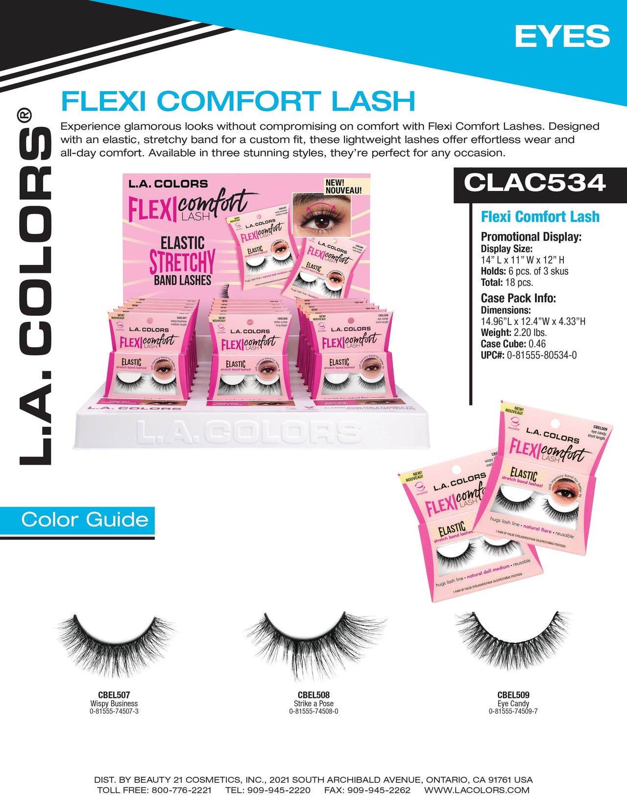 Flexi Comfort Lashes flyer