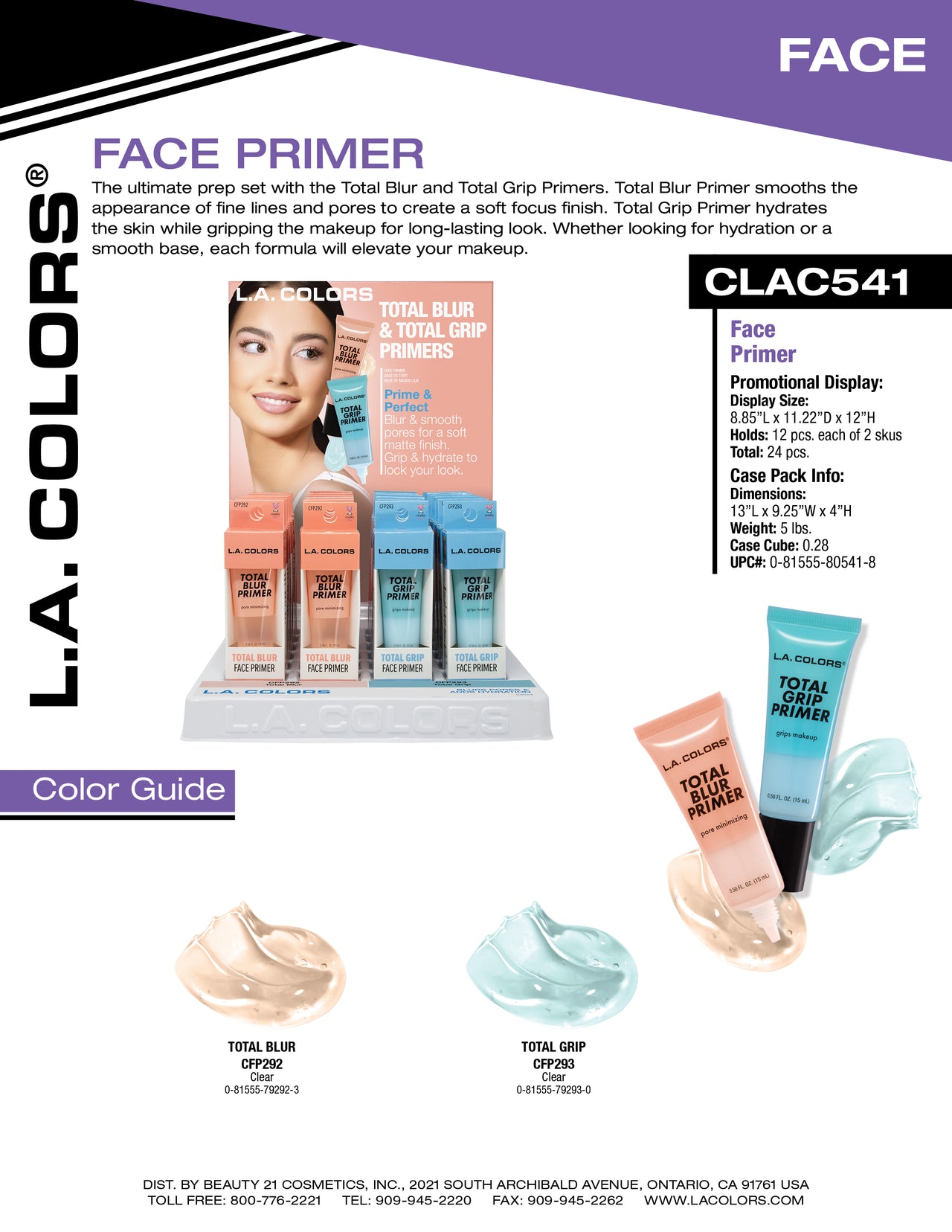 Total Face Primer flyer