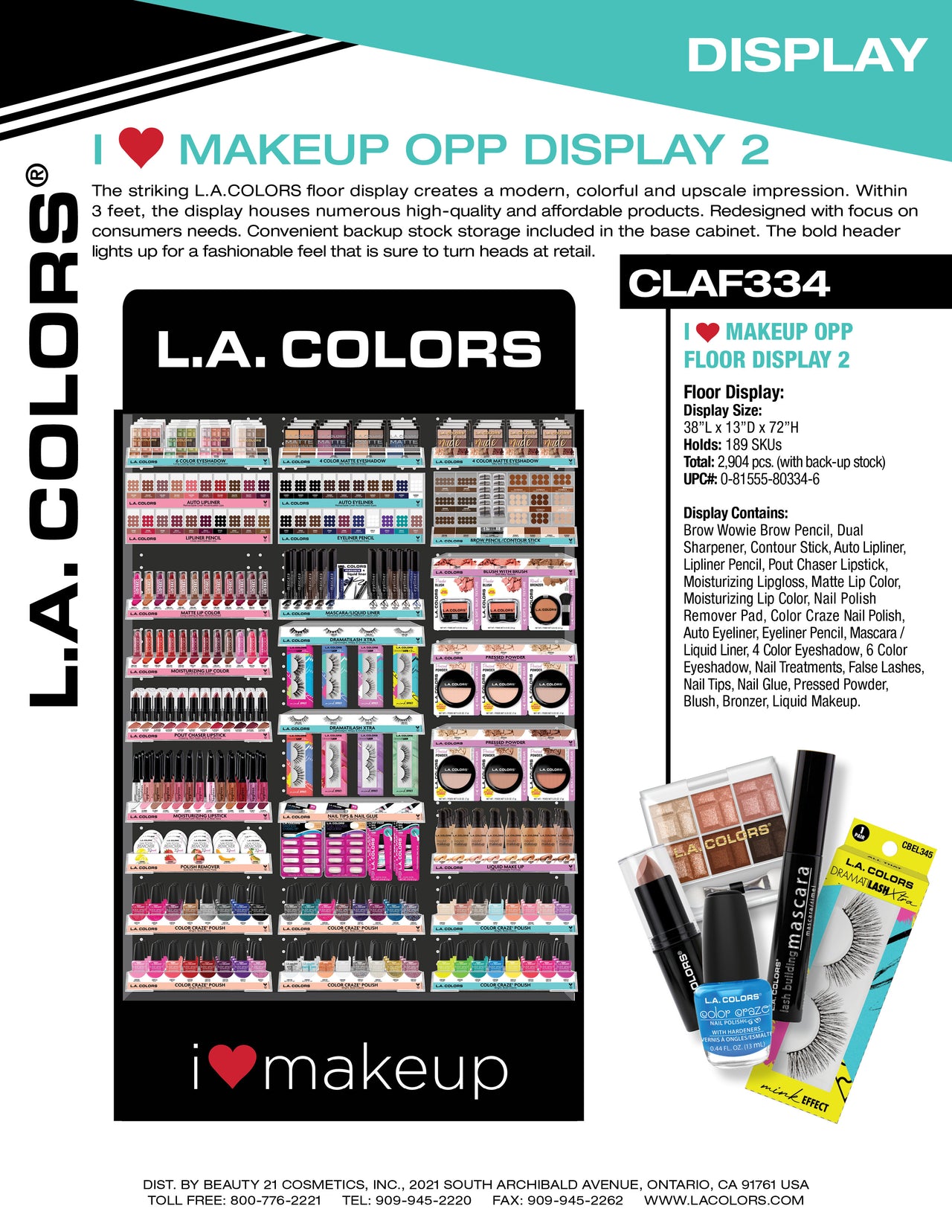 I Heart Makeup OPP Display 2 flyer
