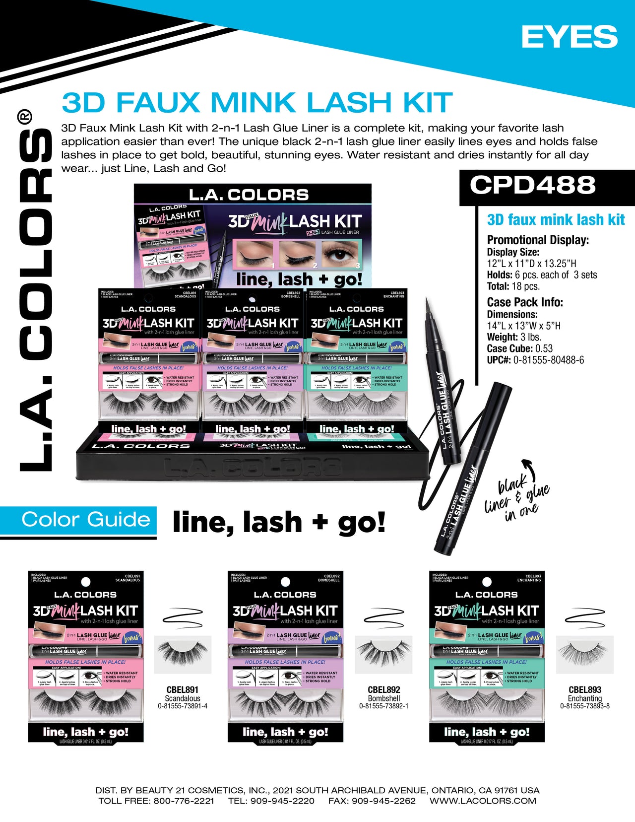 3D Faux Mink Lash Kit flyer