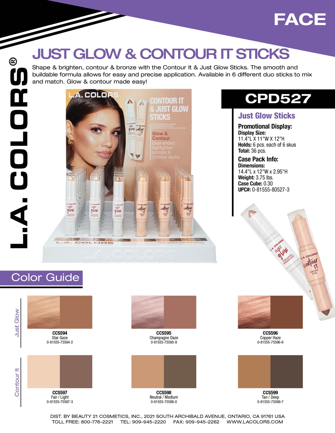 Just Glow & Contour It Stick flyer