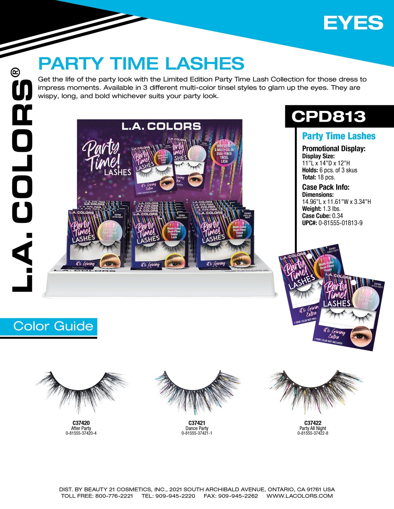 Party Time Lashes flyer